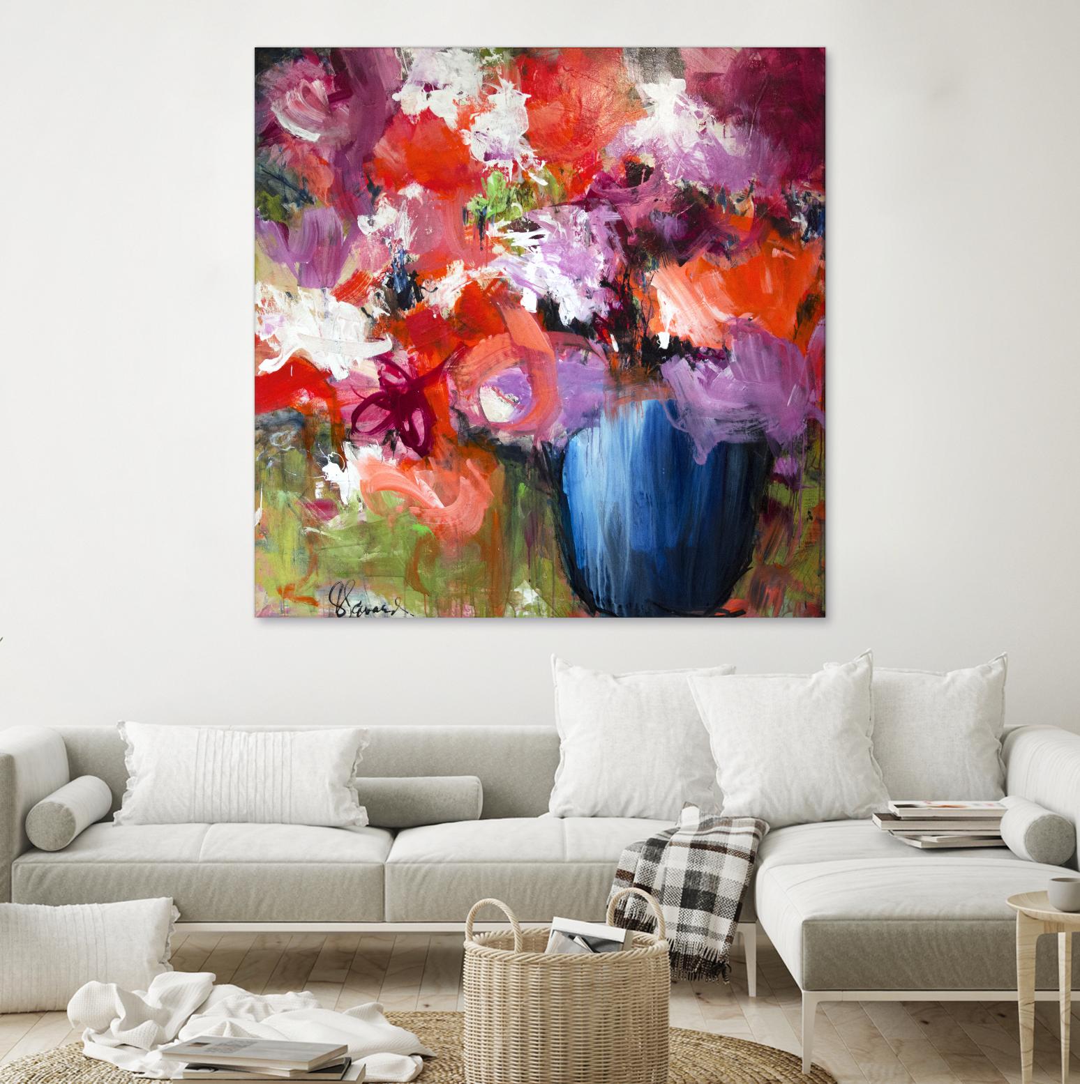 Lolie by Doris Savard on GIANT ART - purple abstract