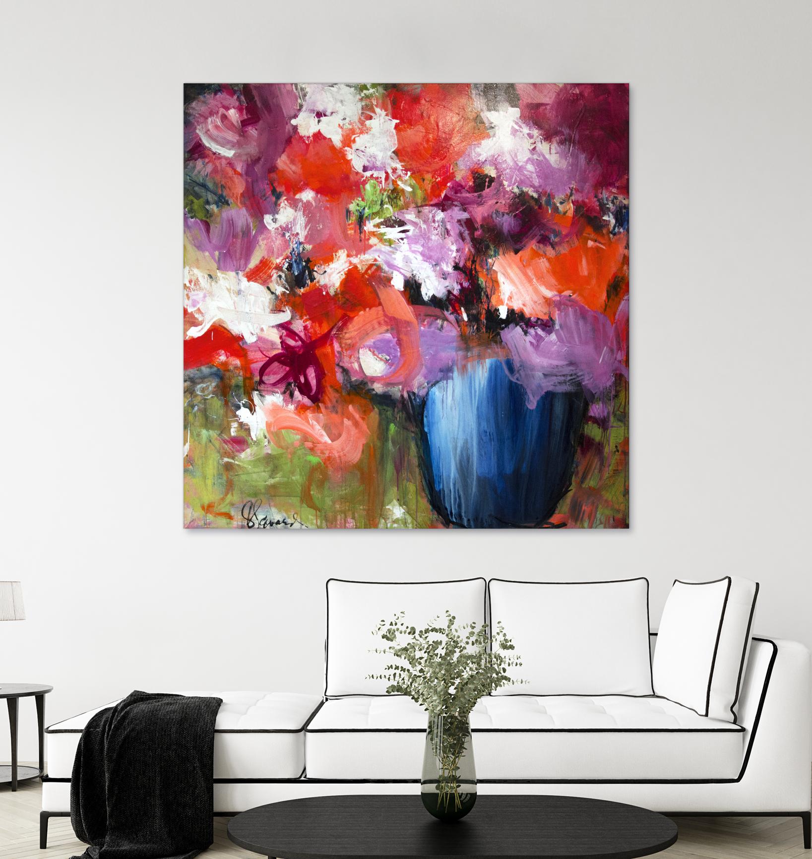 Lolie by Doris Savard on GIANT ART - purple abstract