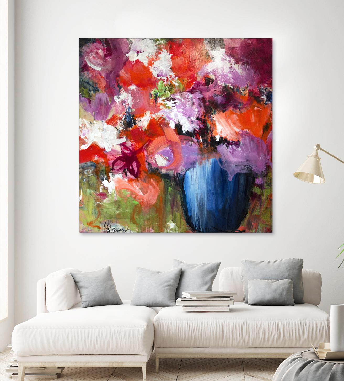 Lolie by Doris Savard on GIANT ART - purple abstract