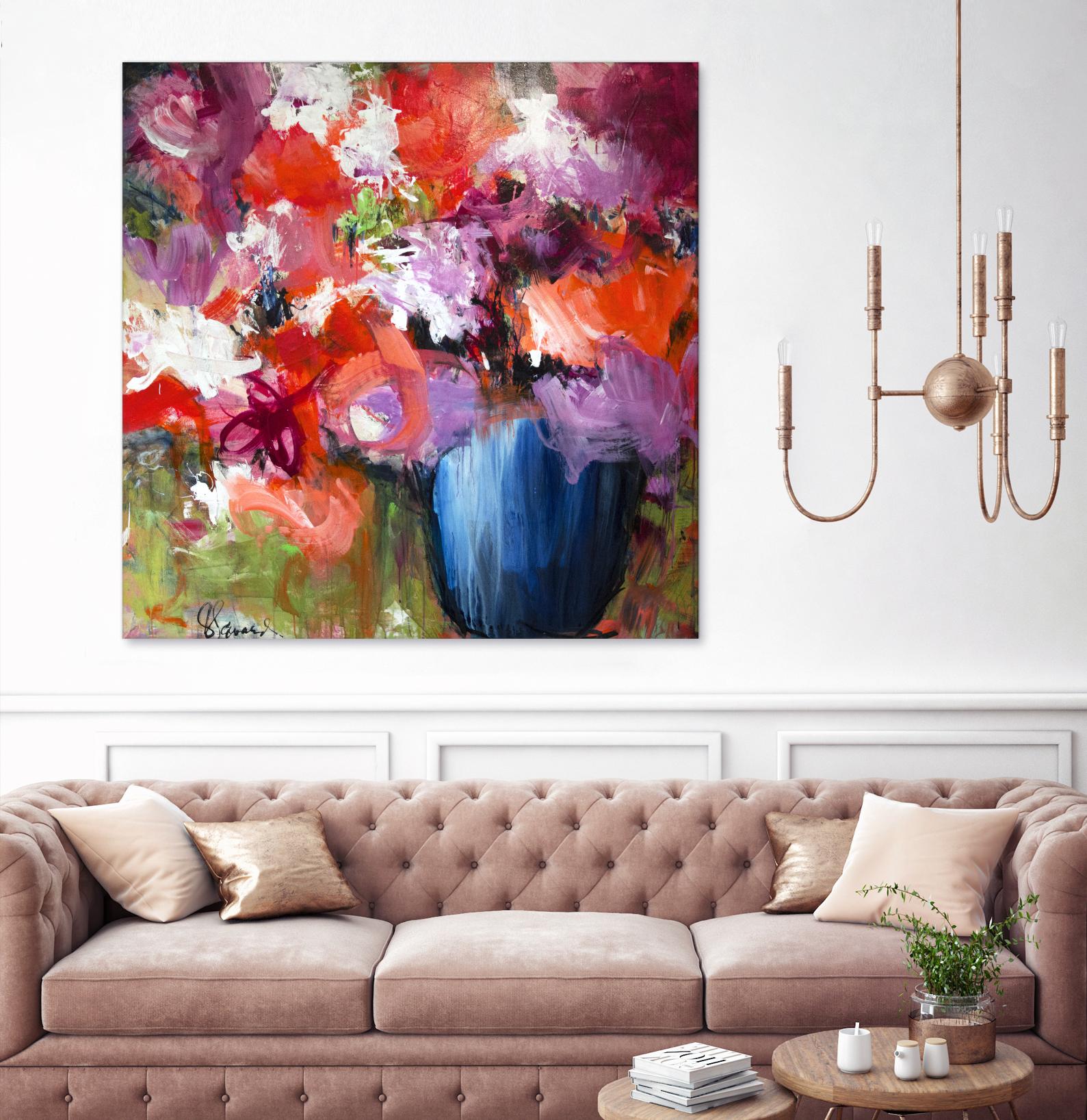 Lolie by Doris Savard on GIANT ART - purple abstract