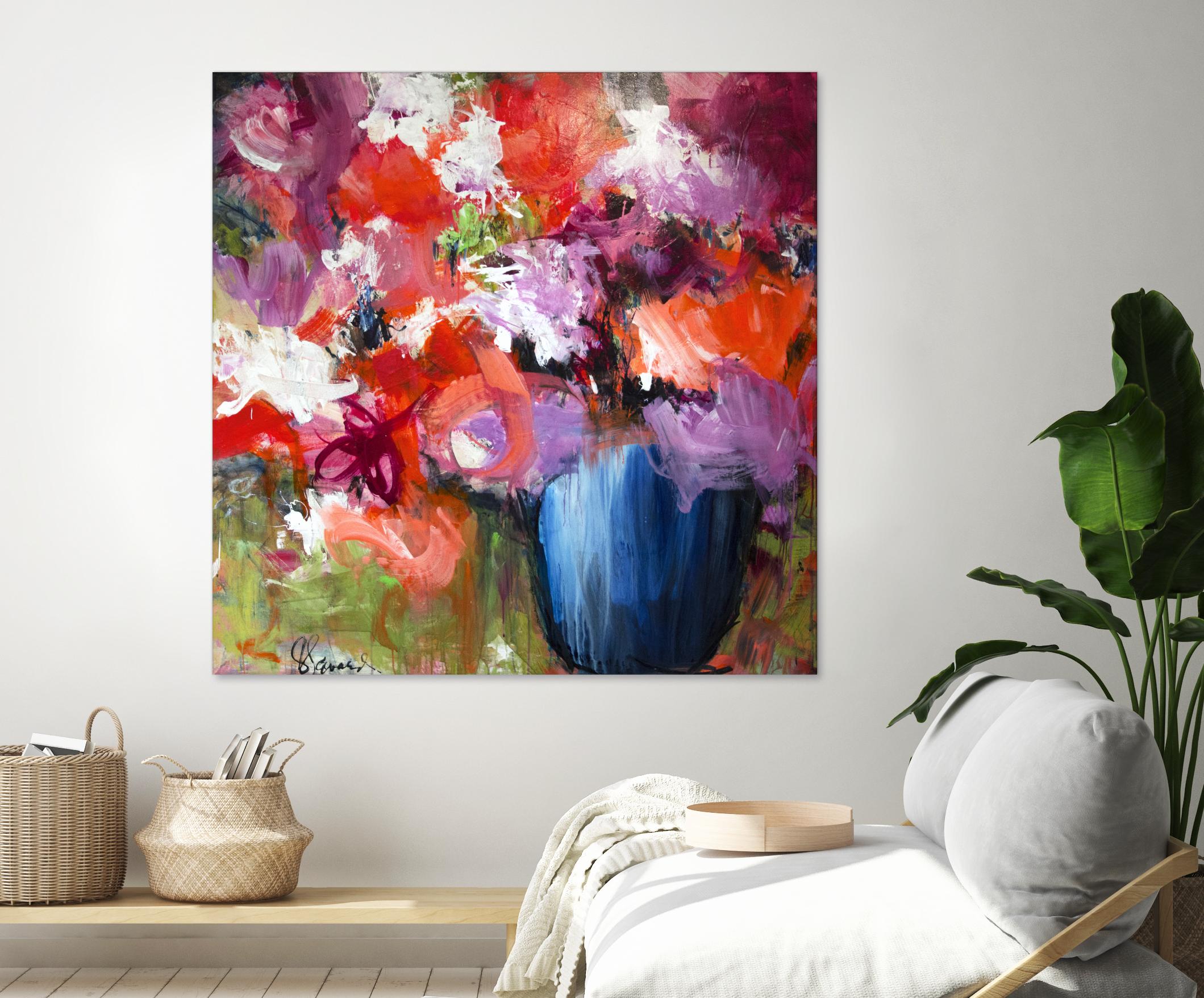 Lolie by Doris Savard on GIANT ART - purple abstract