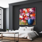 Lolie by Doris Savard on GIANT ART - purple abstract