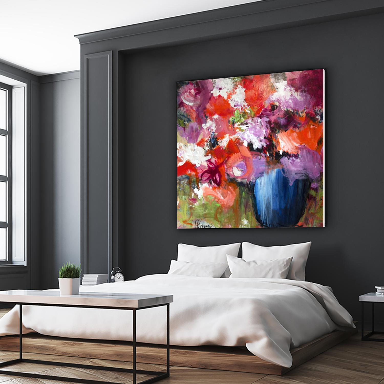 Lolie by Doris Savard on GIANT ART - purple abstract