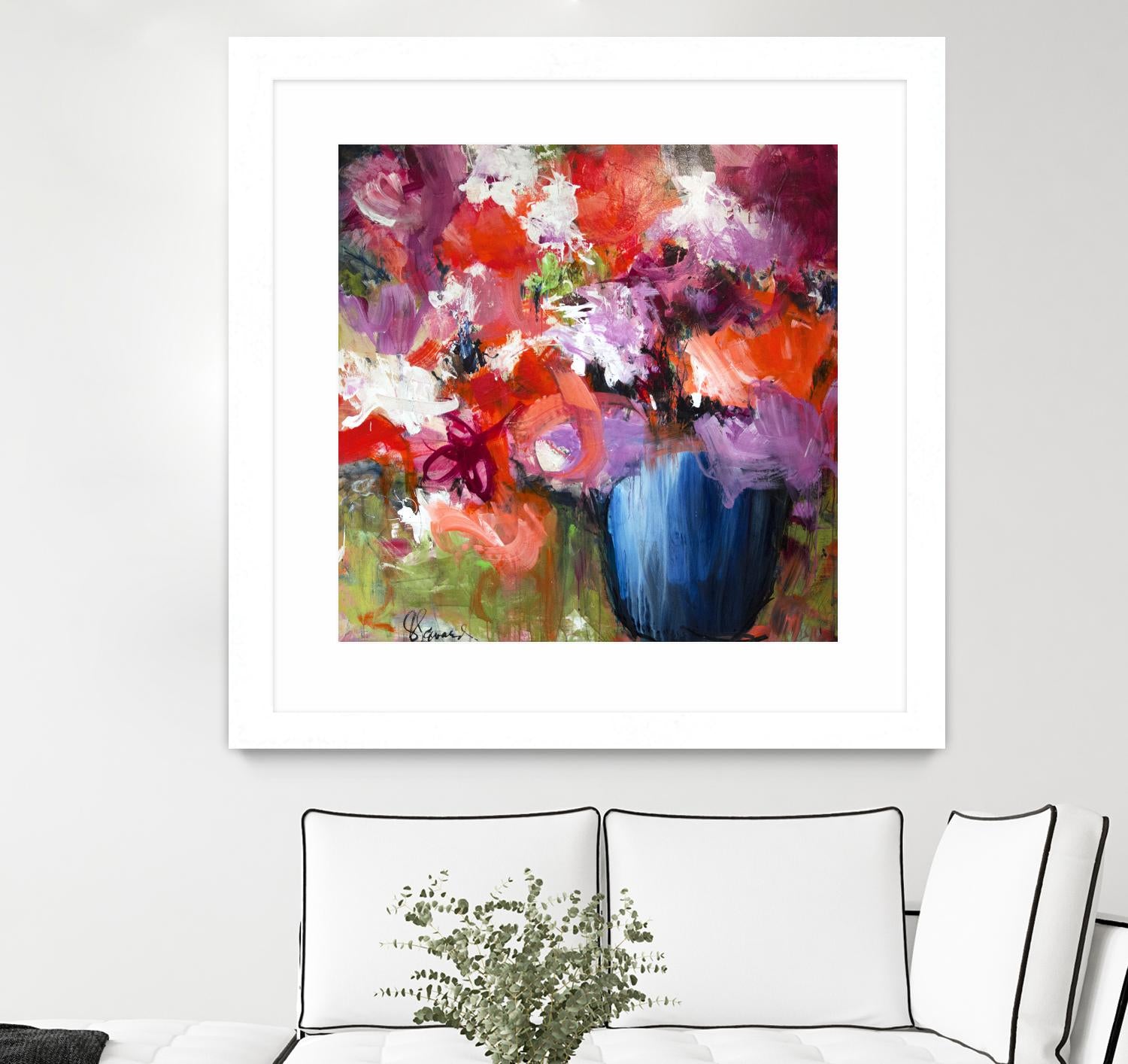 Lolie by Doris Savard on GIANT ART - purple abstract