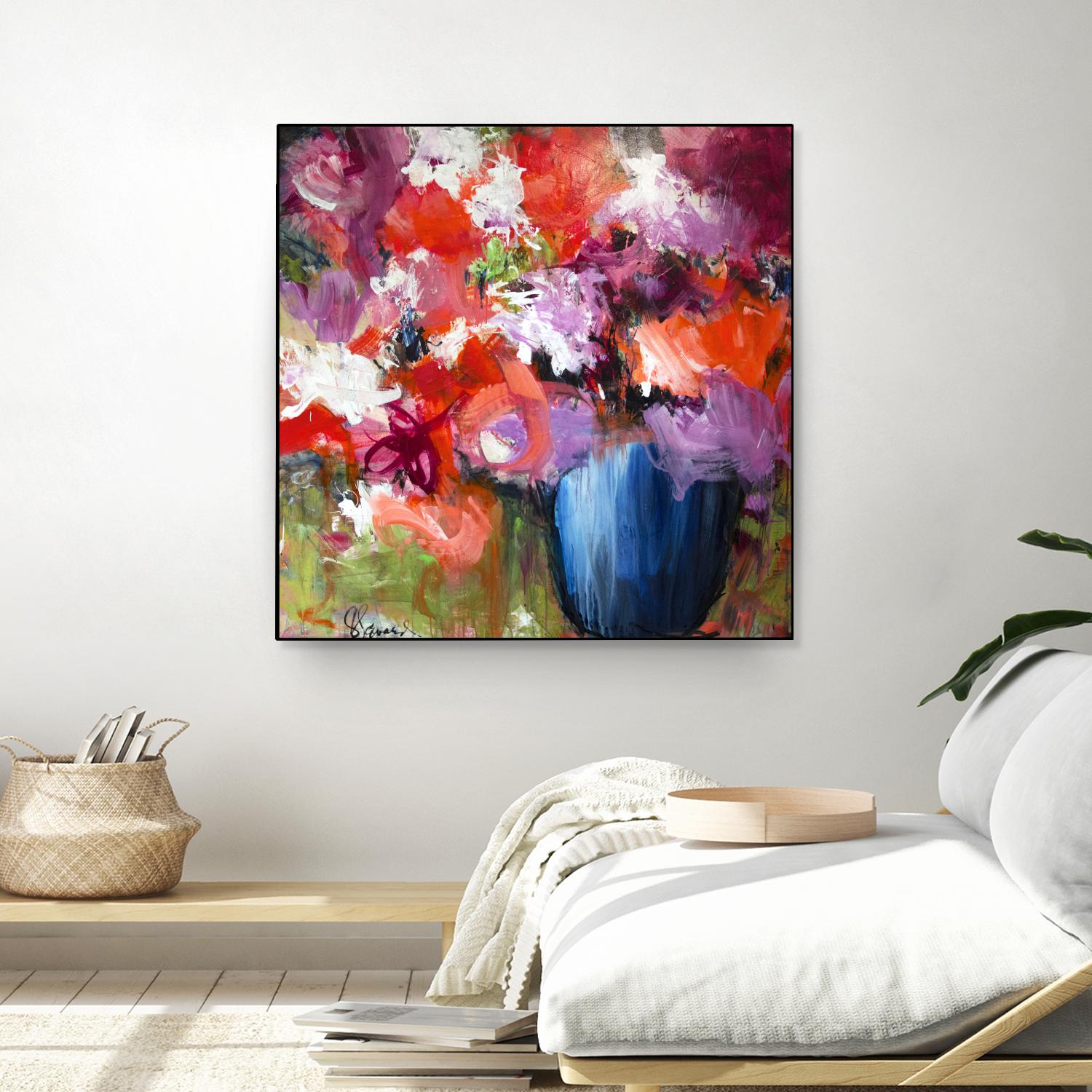 Lolie by Doris Savard on GIANT ART - purple abstract