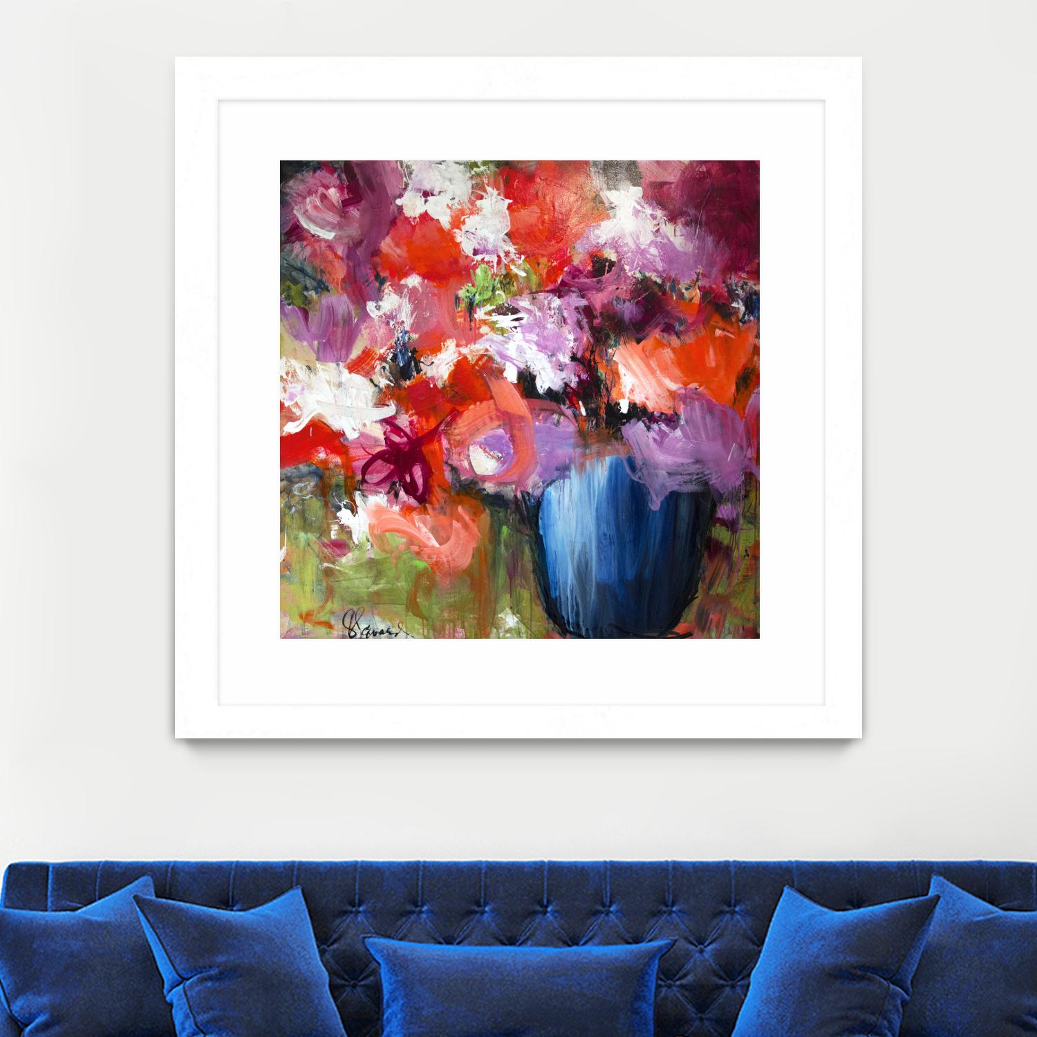 Lolie by Doris Savard on GIANT ART - purple abstract