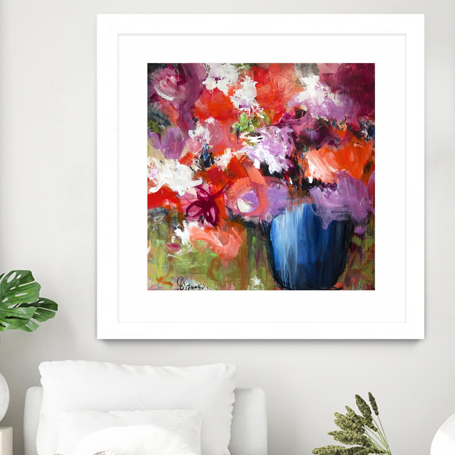 Lolie by Doris Savard on GIANT ART - purple abstract