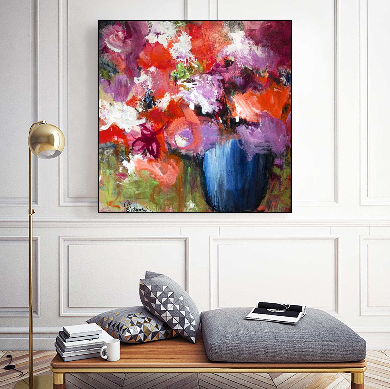 Lolie by Doris Savard on GIANT ART - purple abstract