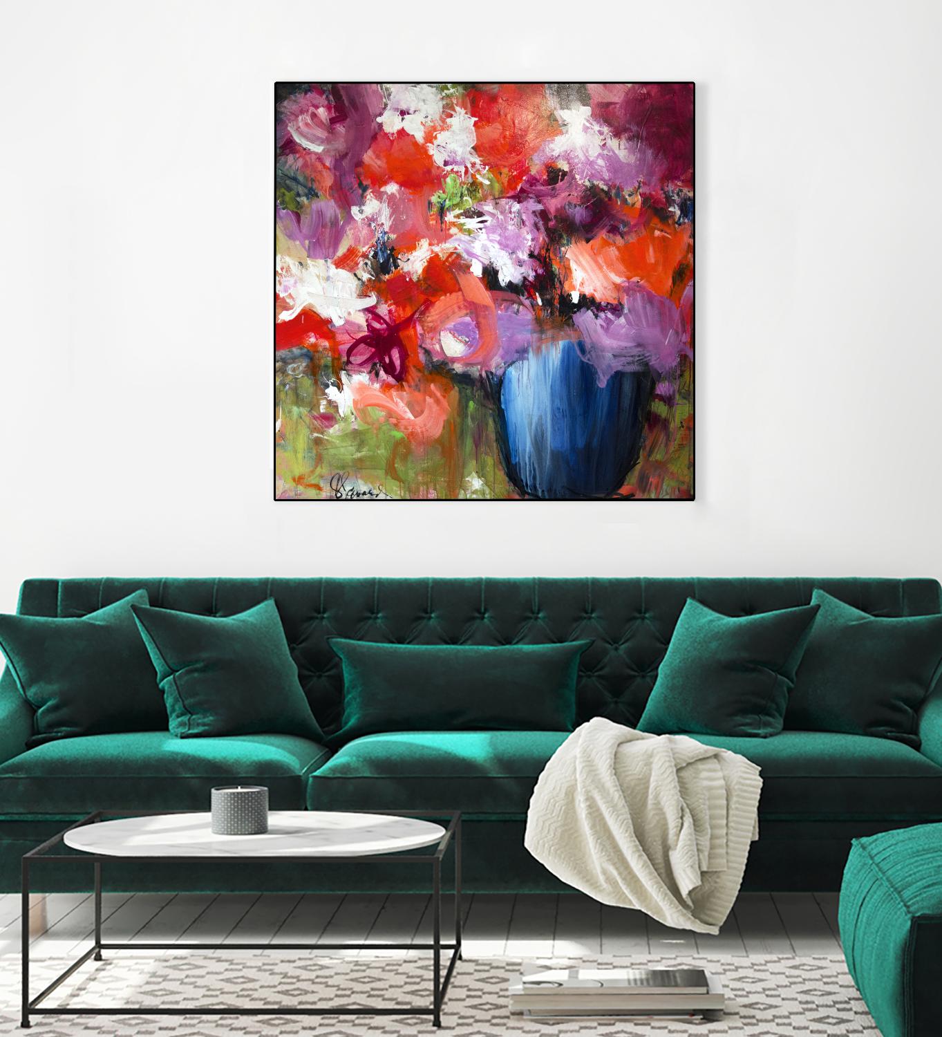 Lolie by Doris Savard on GIANT ART - purple abstract