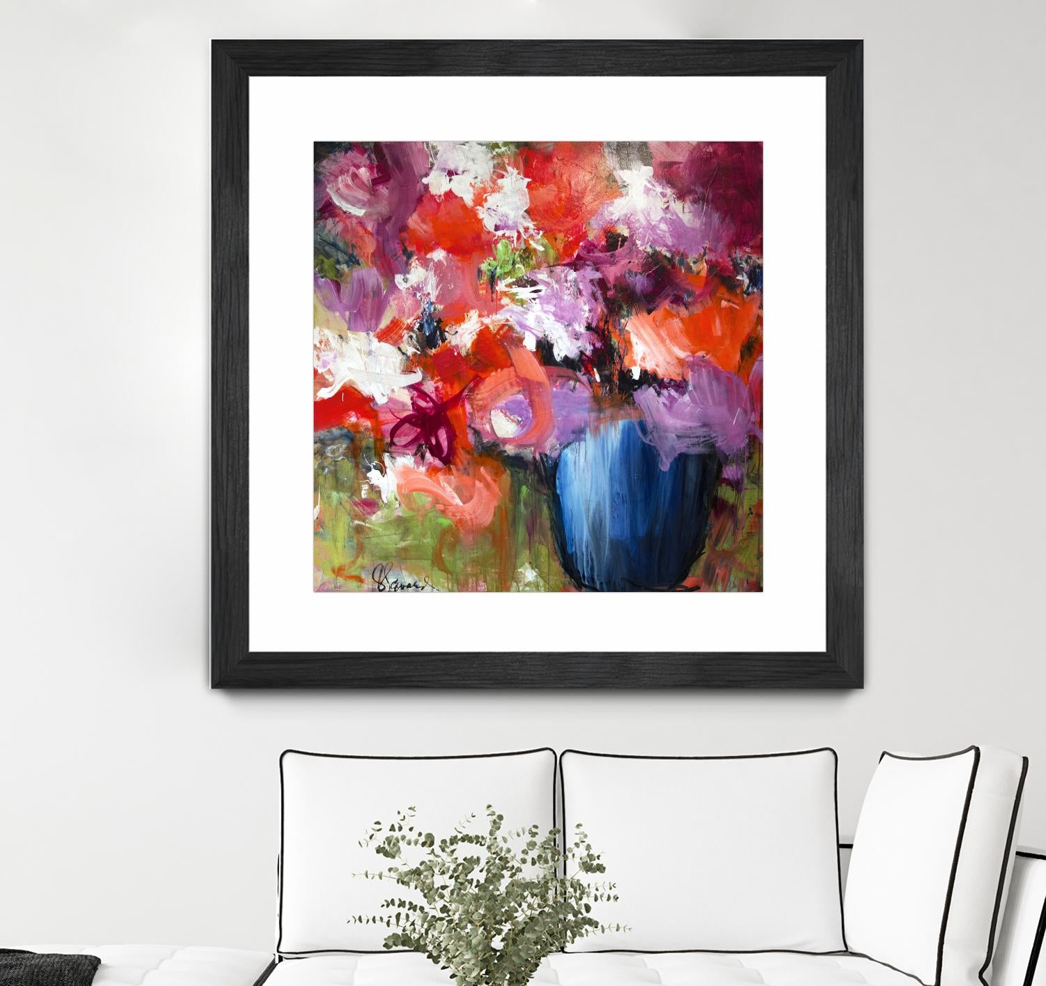 Lolie by Doris Savard on GIANT ART - purple abstract