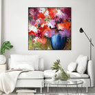 Lolie by Doris Savard on GIANT ART - purple abstract