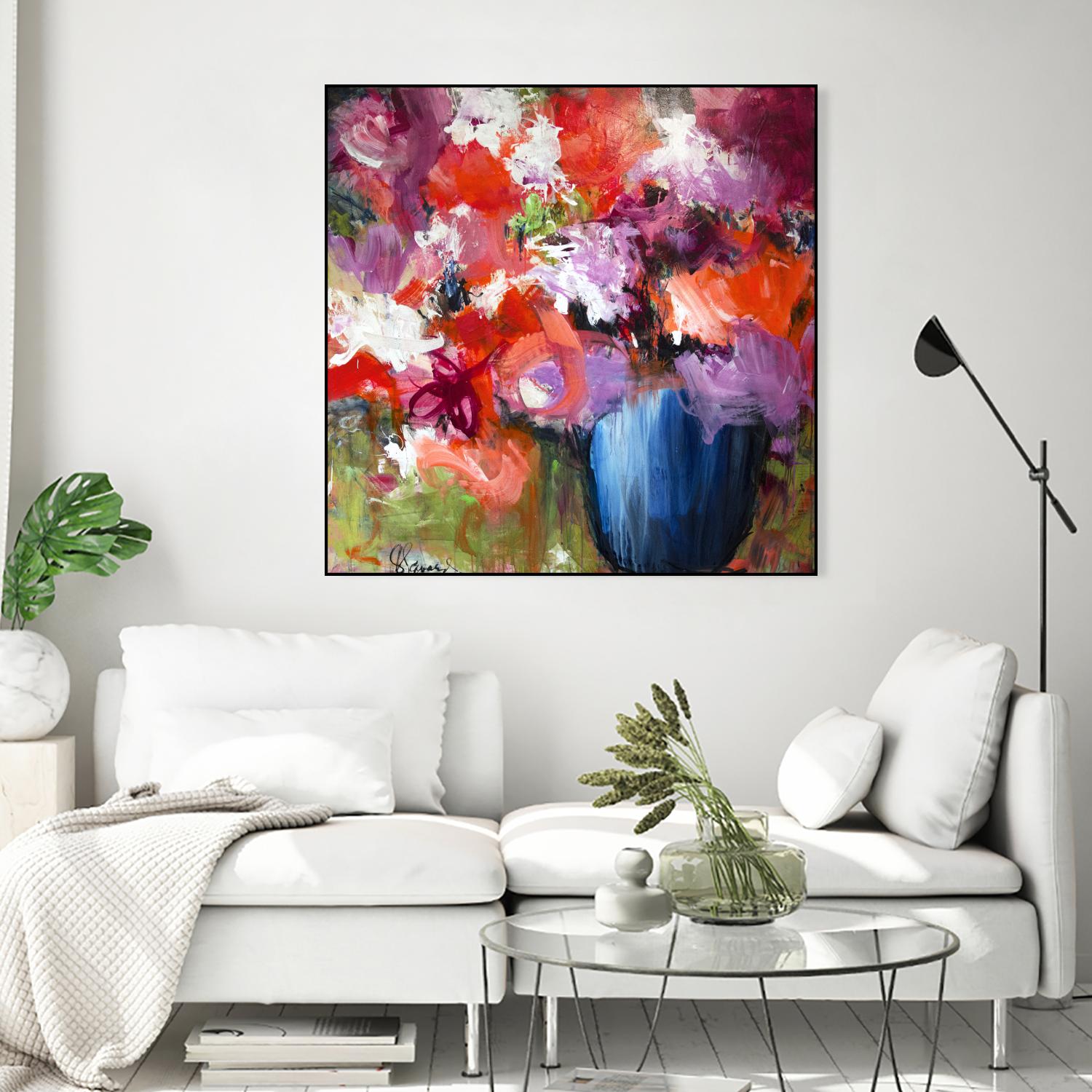 Lolie by Doris Savard on GIANT ART - purple abstract