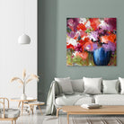 Lolie by Doris Savard on GIANT ART - red flowers contemporary