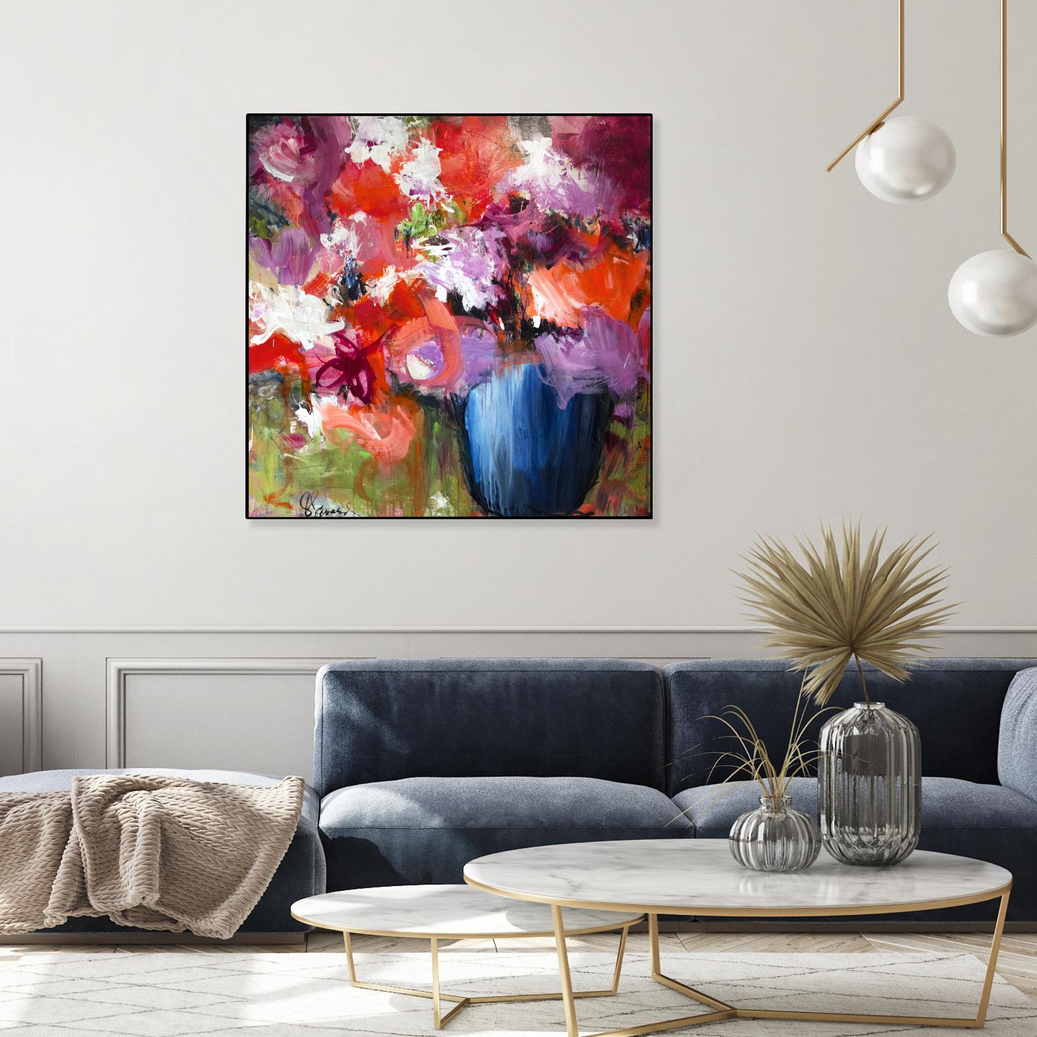 Lolie by Doris Savard on GIANT ART - purple abstract