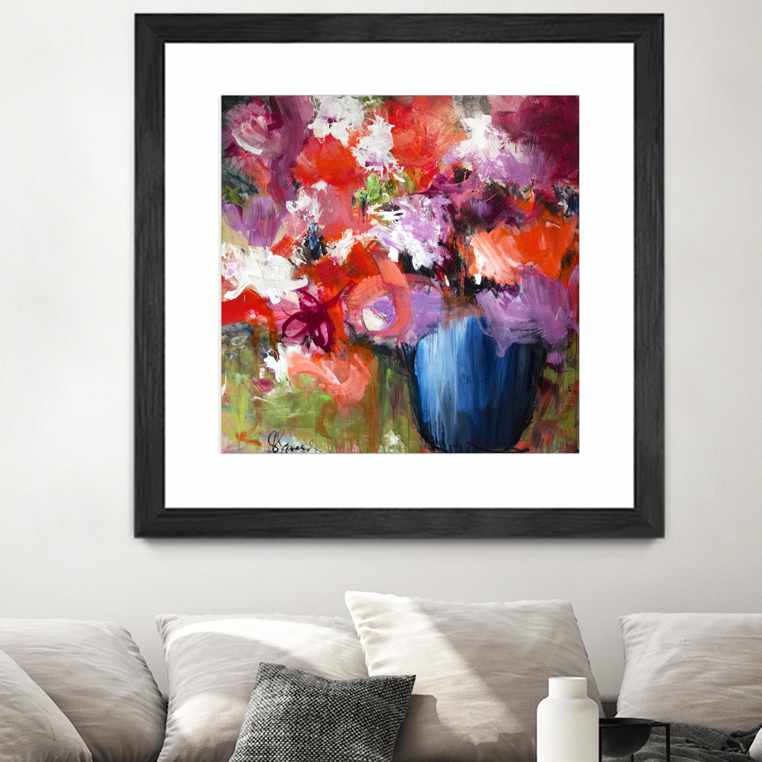 Lolie by Doris Savard on GIANT ART - purple abstract