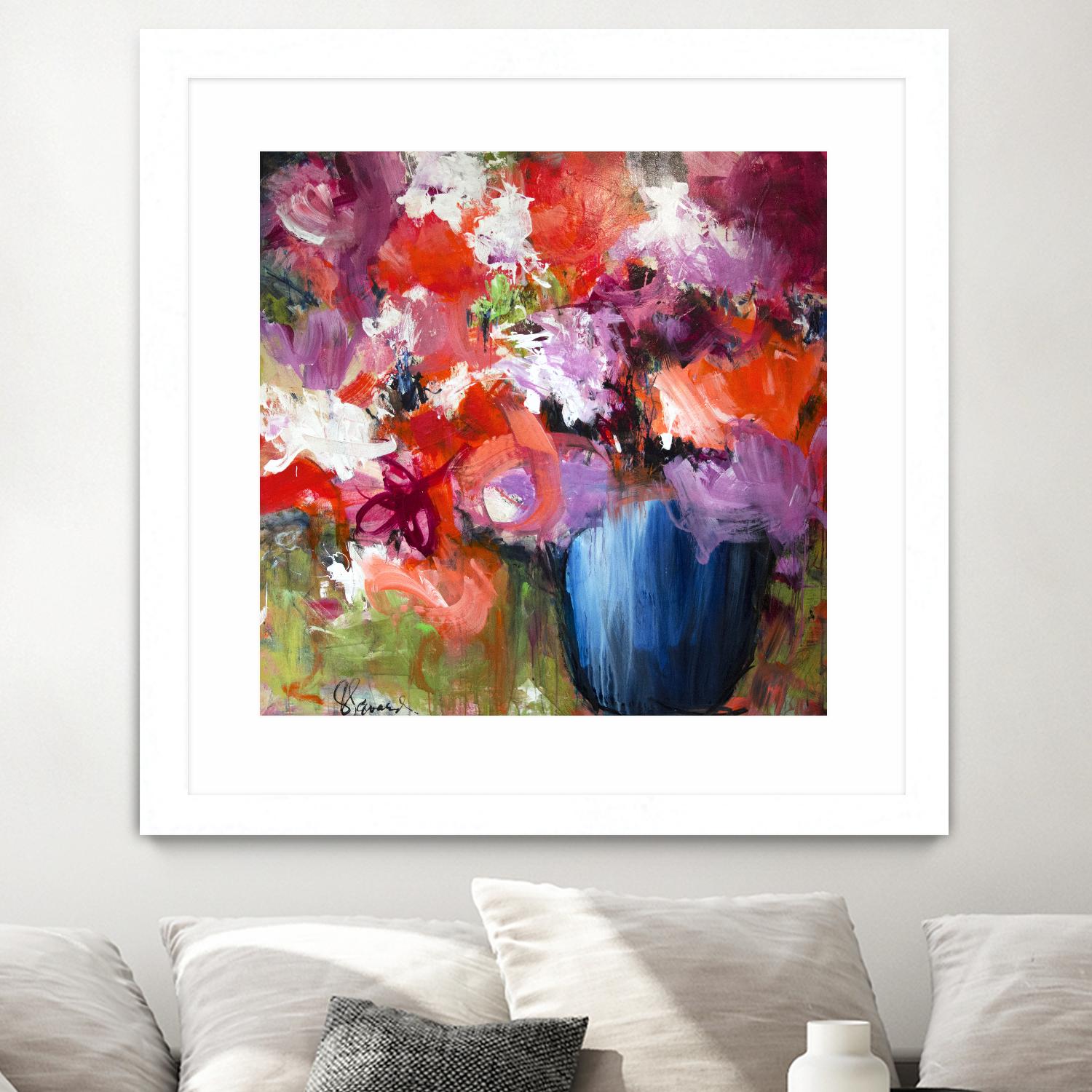 Lolie by Doris Savard on GIANT ART - purple abstract