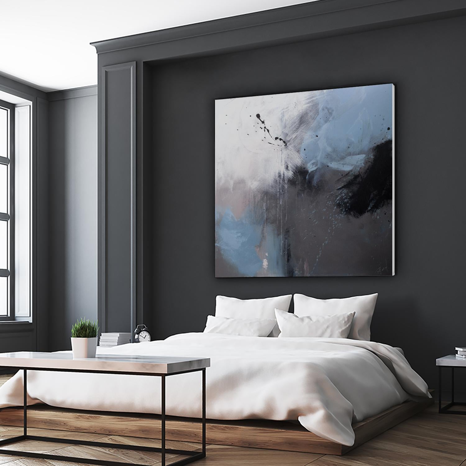 Compatible by Roland Benoît on GIANT ART - grey abstract