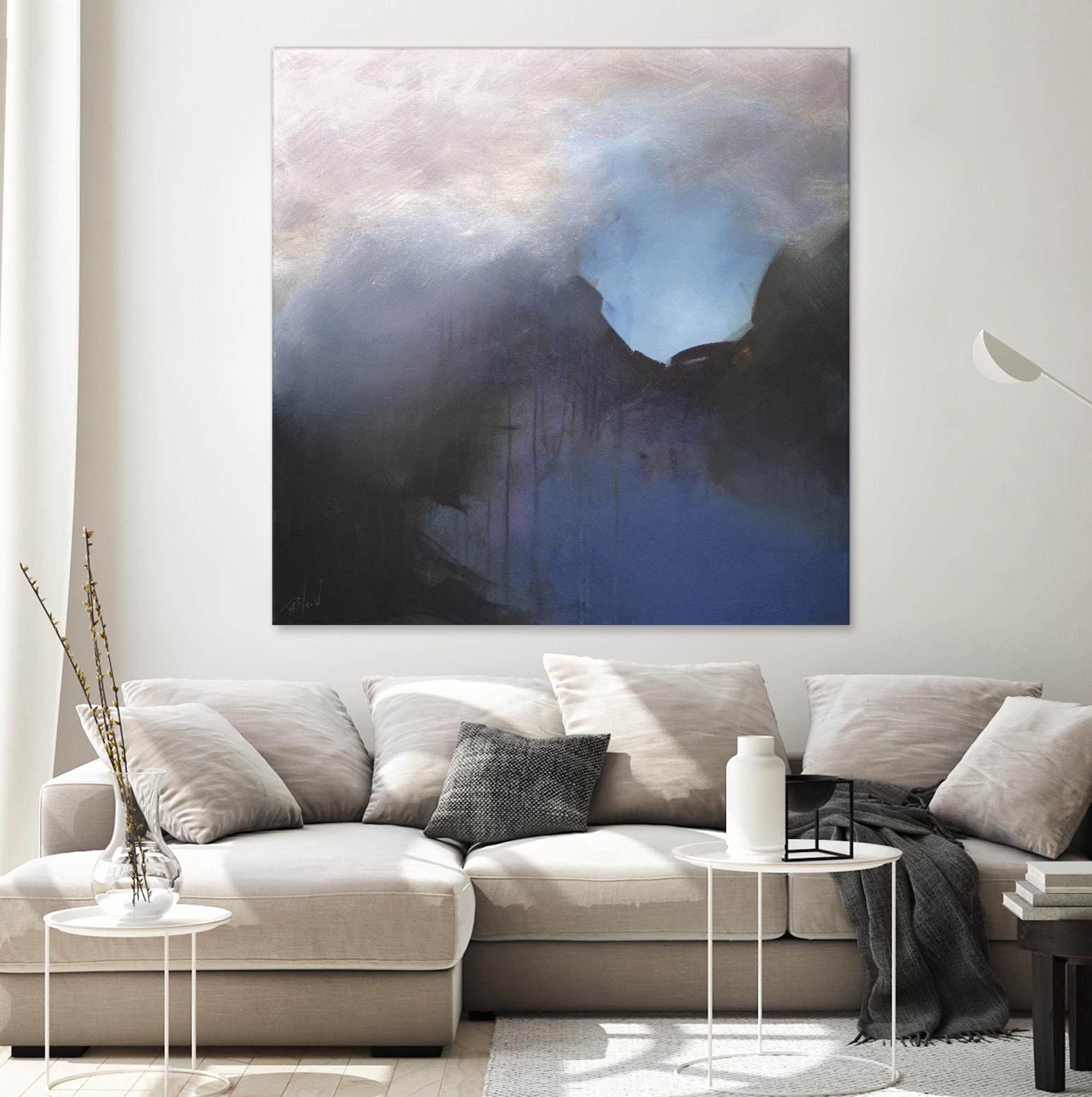 Passage by Roland Benoît on GIANT ART - blue abstract