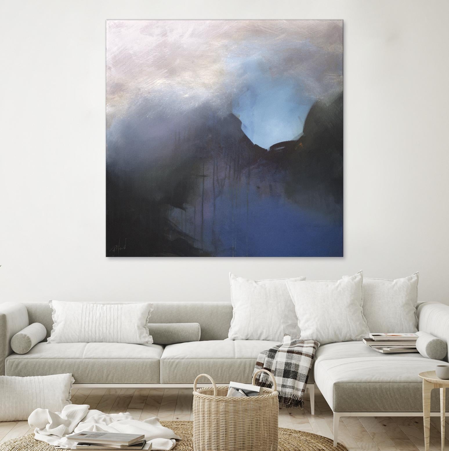 Passage by Roland Benoît on GIANT ART - blue abstract