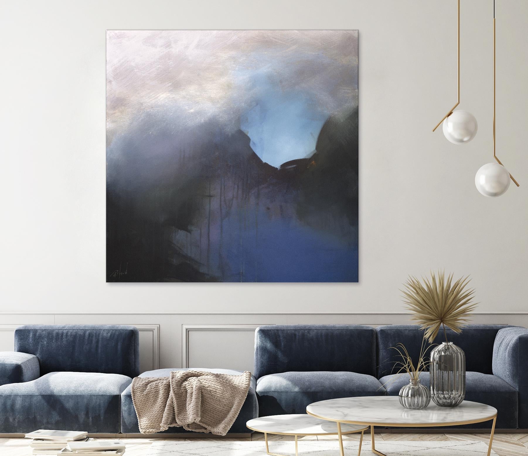 Passage by Roland Benoît on GIANT ART - blue abstract