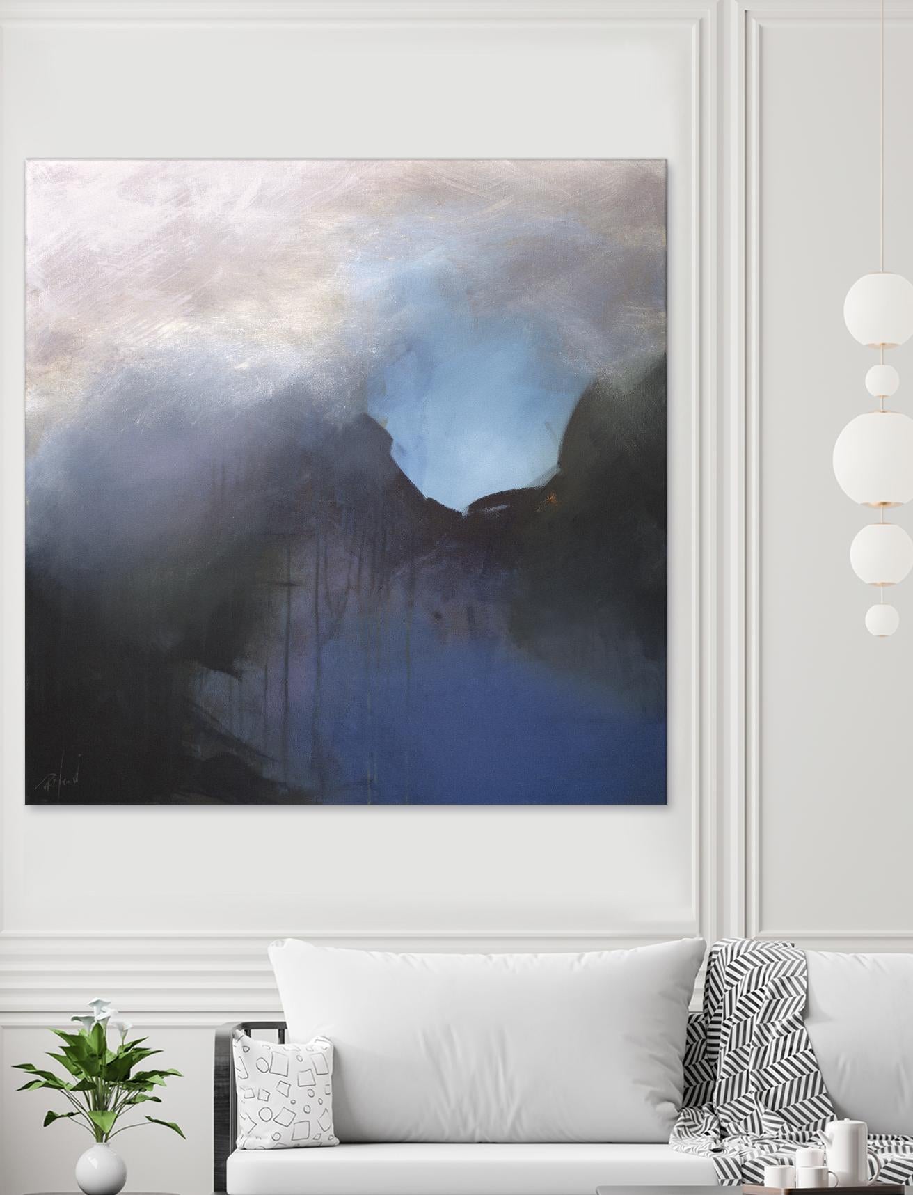 Passage by Roland Benoît on GIANT ART - blue abstract