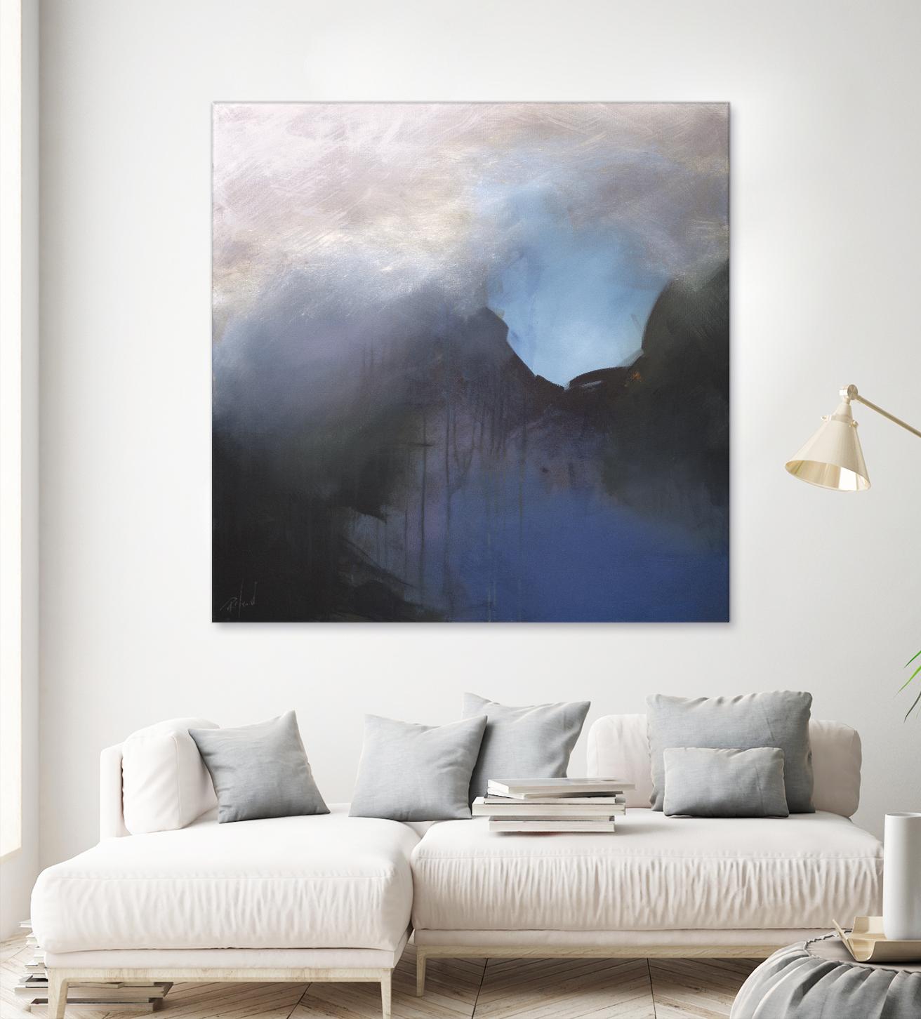 Passage by Roland Benoît on GIANT ART - blue abstract