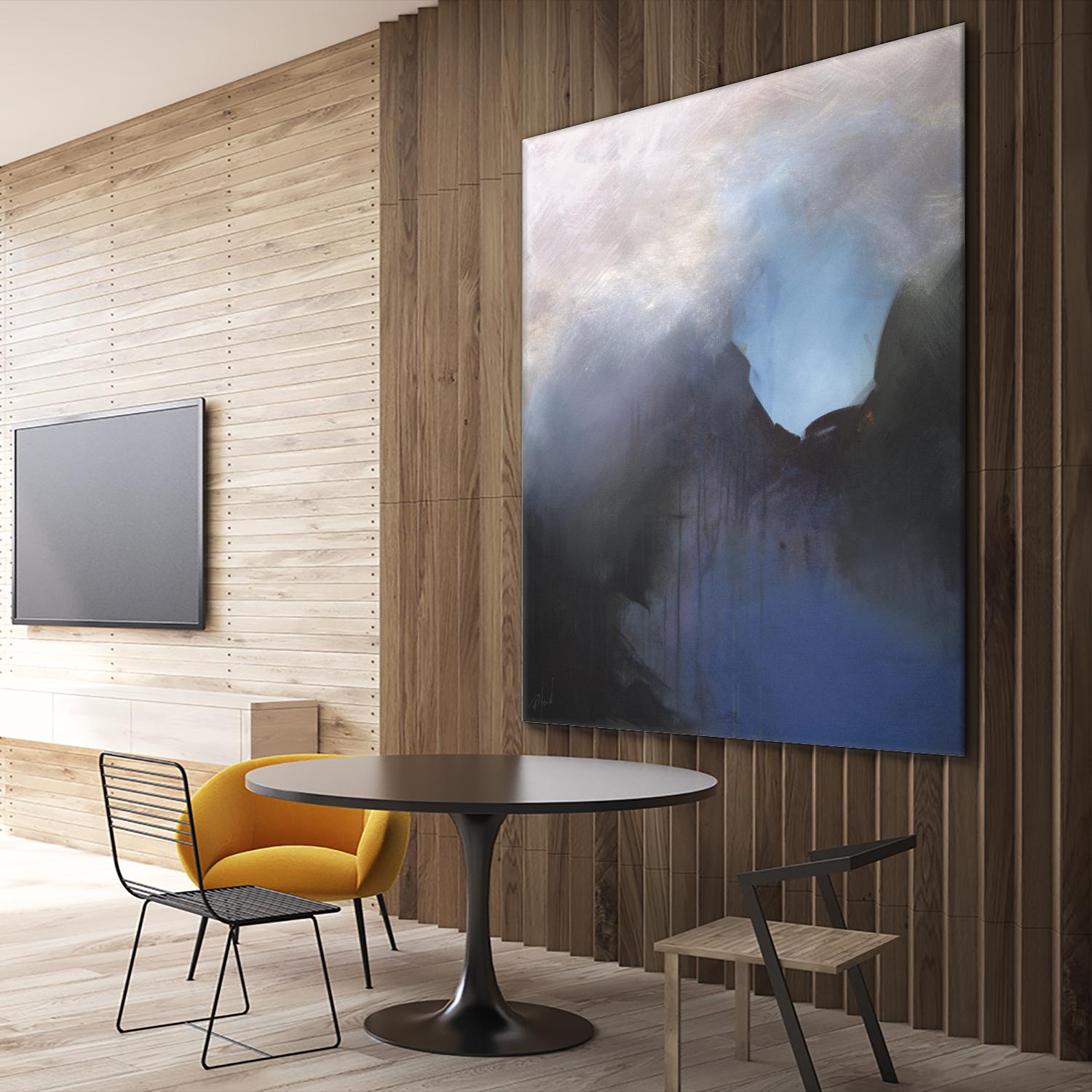 Passage by Roland Benoît on GIANT ART - blue abstract