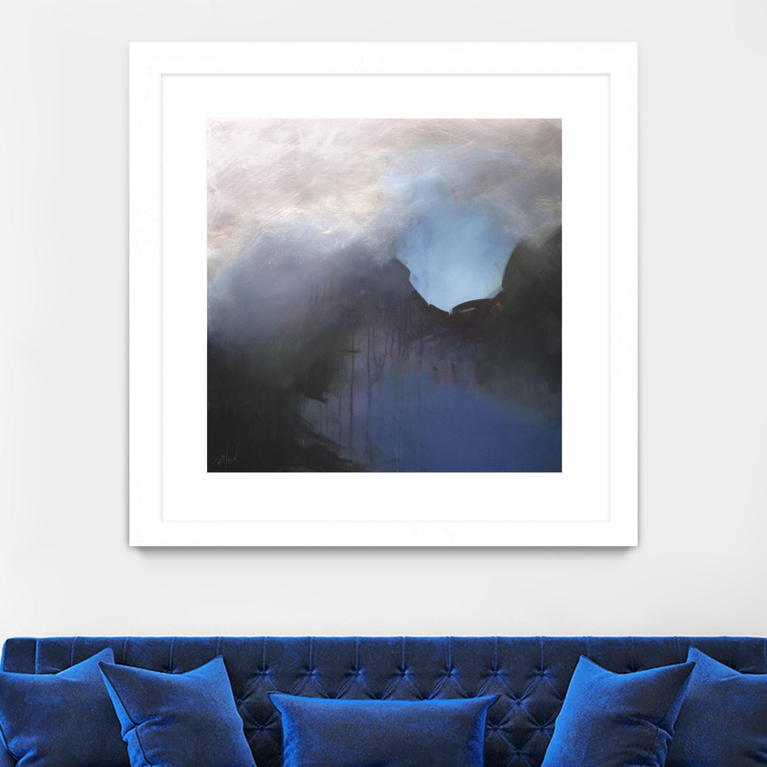 Passage by Roland Benoît on GIANT ART - blue abstract