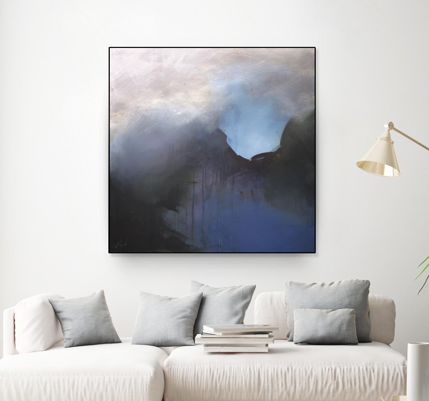 Passage by Roland Benoît on GIANT ART - blue abstract