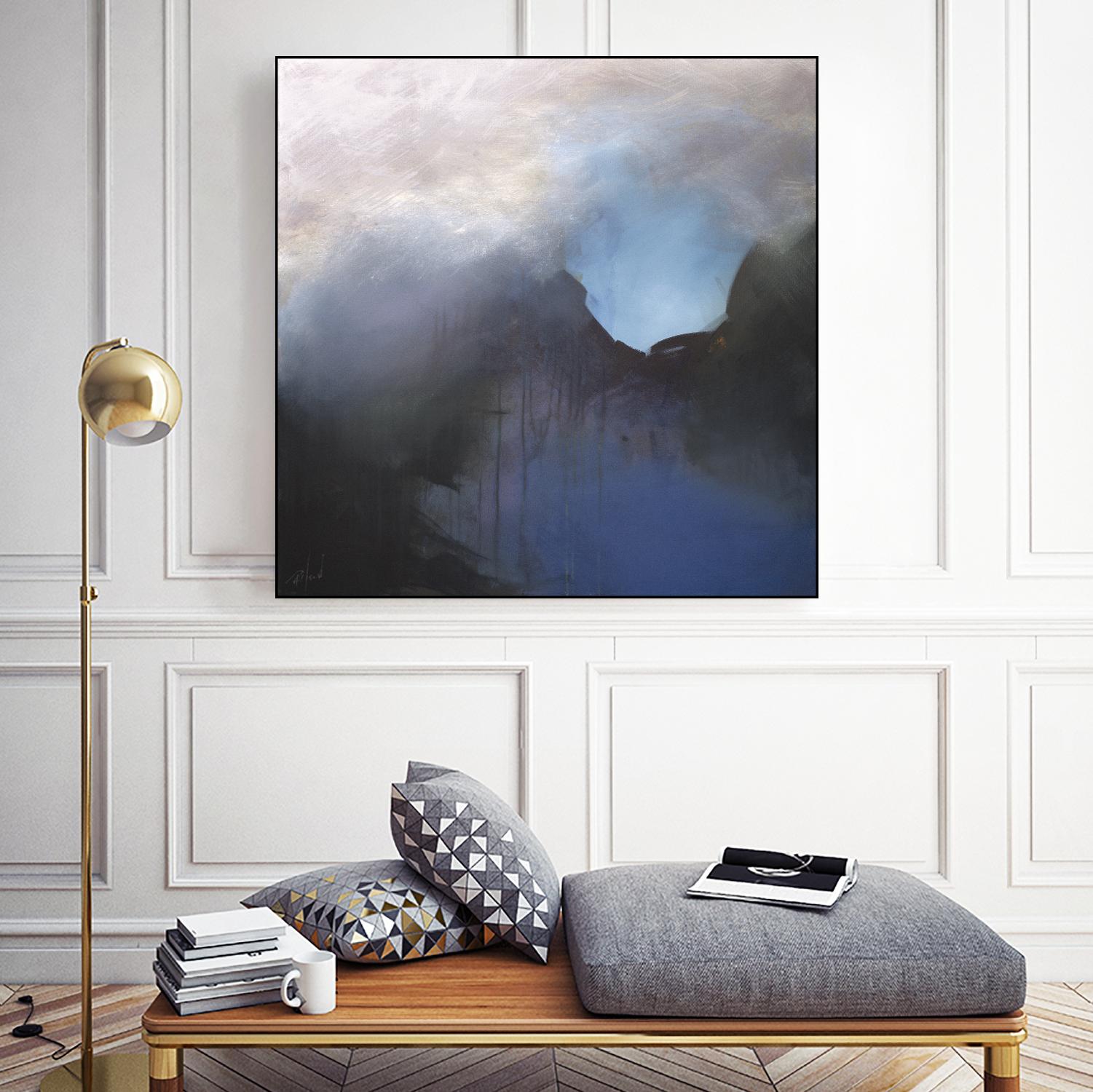 Passage by Roland Benoît on GIANT ART - blue abstract