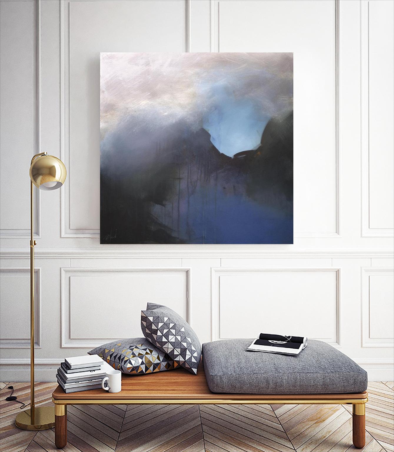 Passage by Roland Benoît on GIANT ART - blue abstract