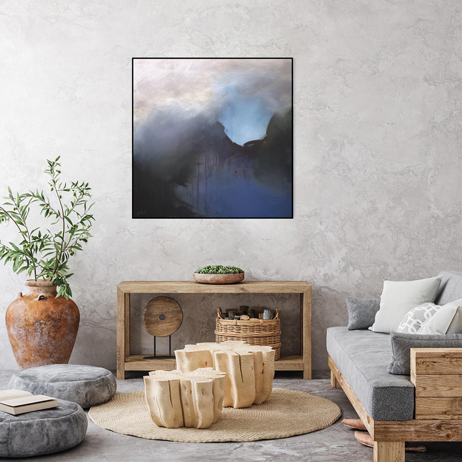 Passage by Roland Benoît on GIANT ART - blue abstract