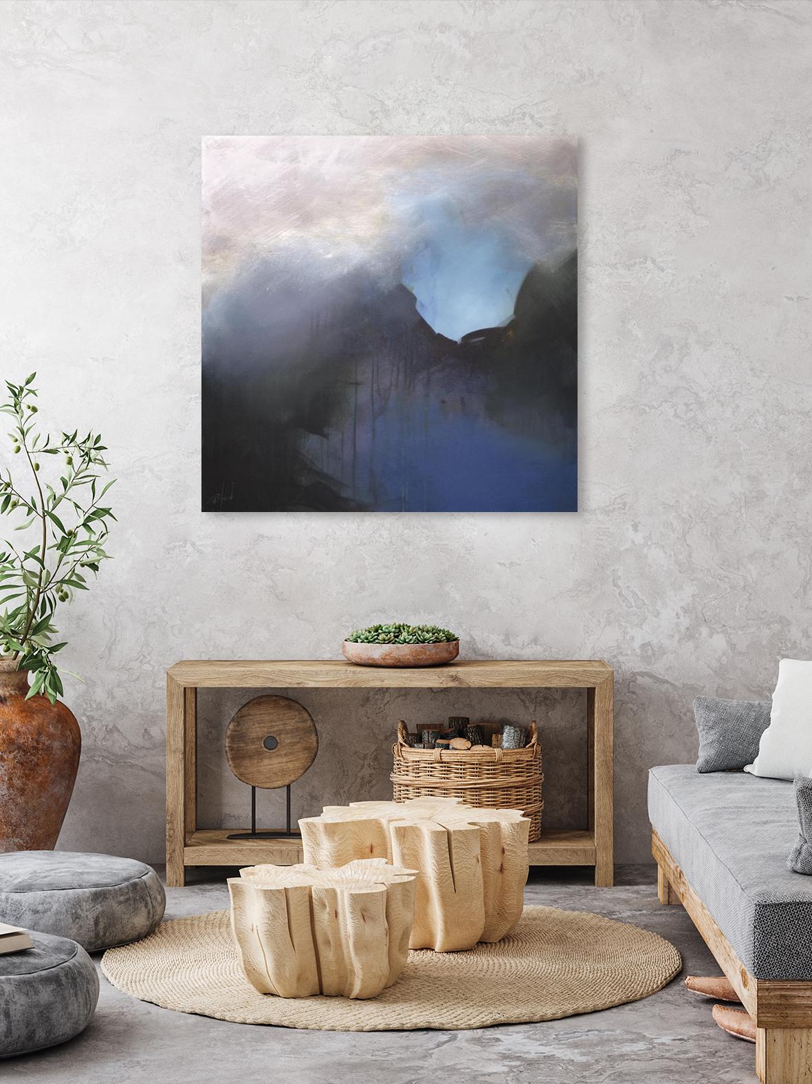 Passage by Roland Benoît on GIANT ART - blue abstract