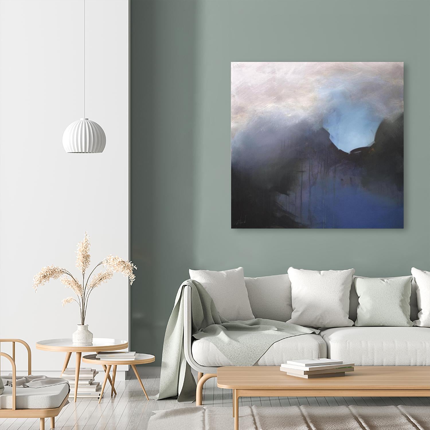 Passage by Roland Benoît on GIANT ART - blue abstract