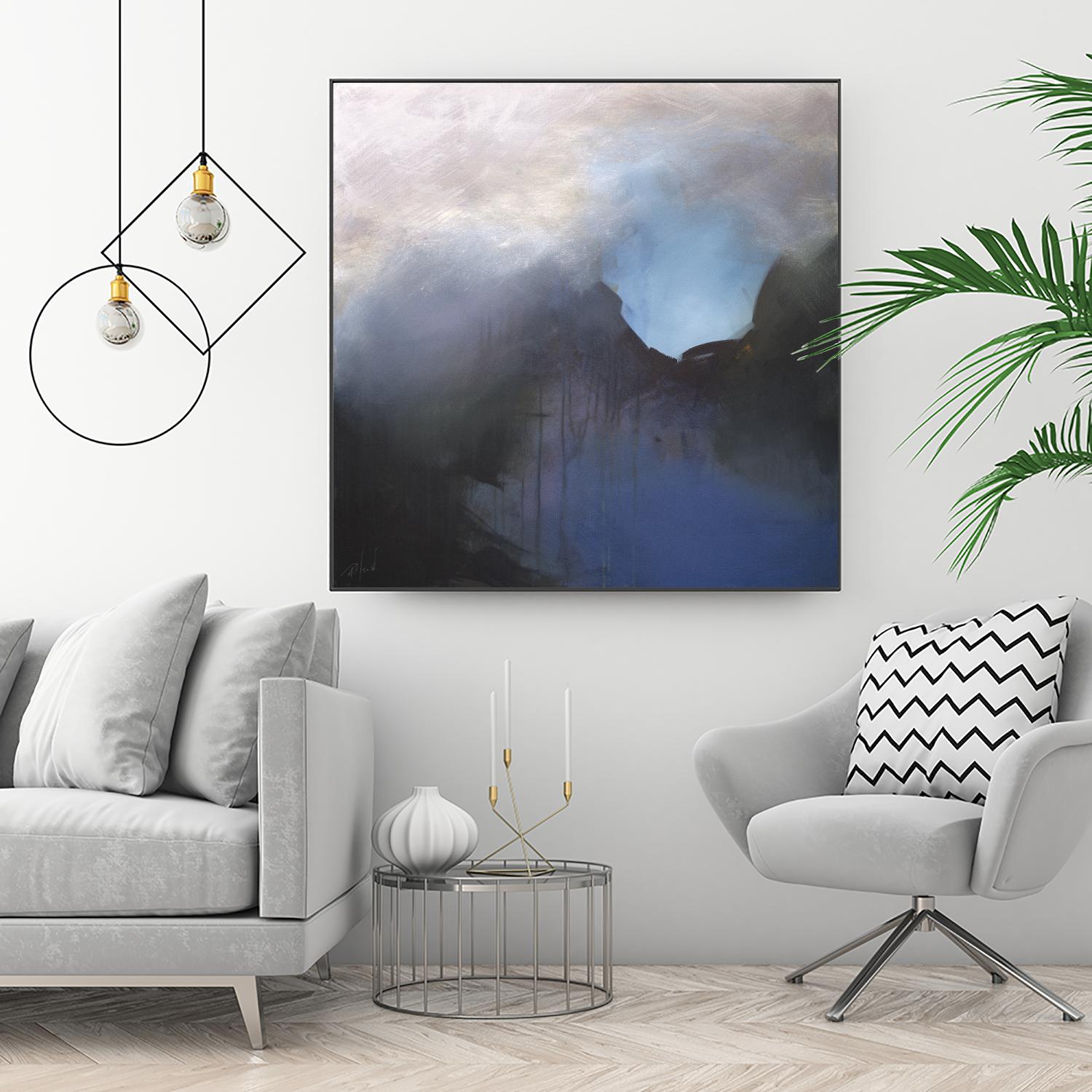 Passage by Roland Benoît on GIANT ART - blue abstract