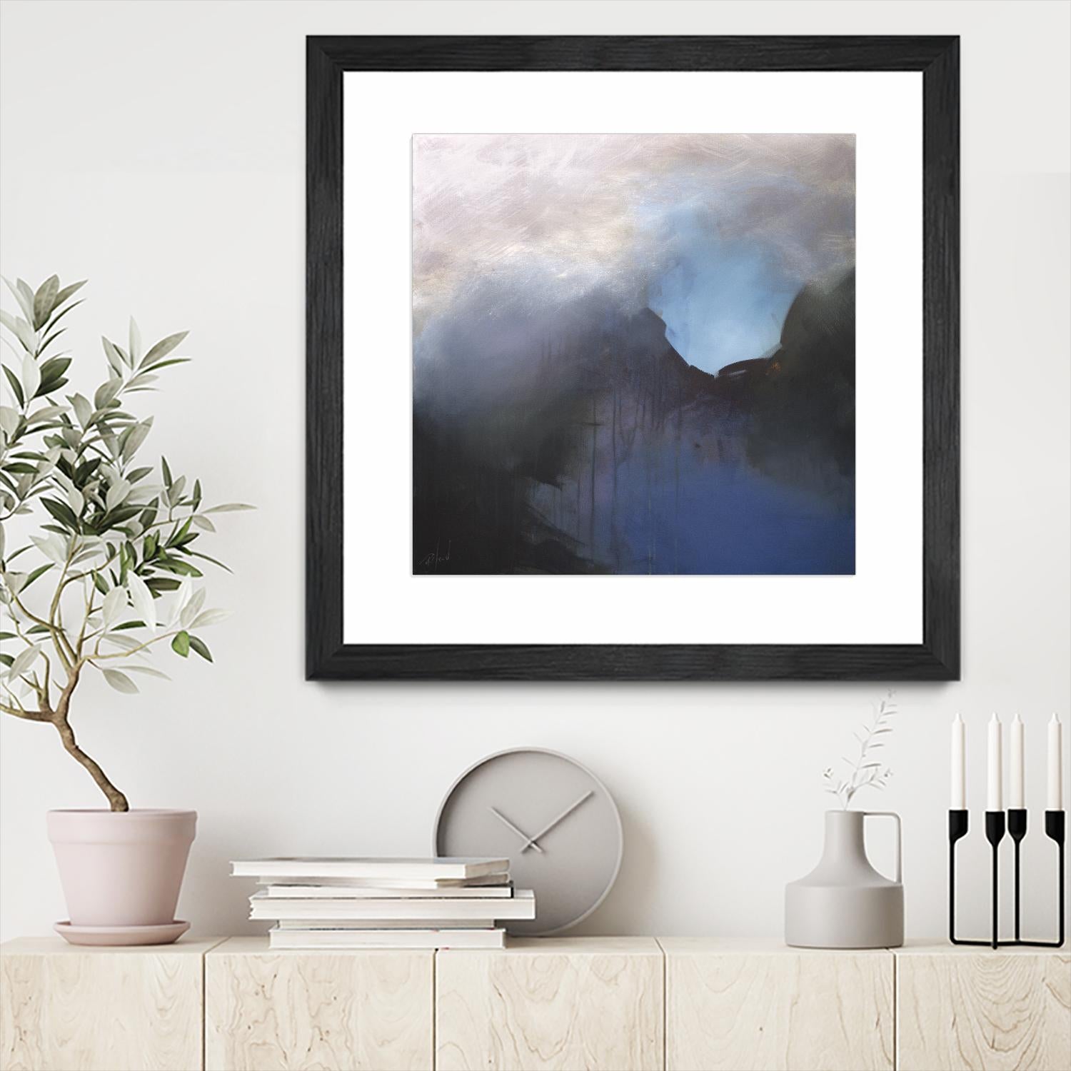 Passage by Roland Benoît on GIANT ART - blue abstract