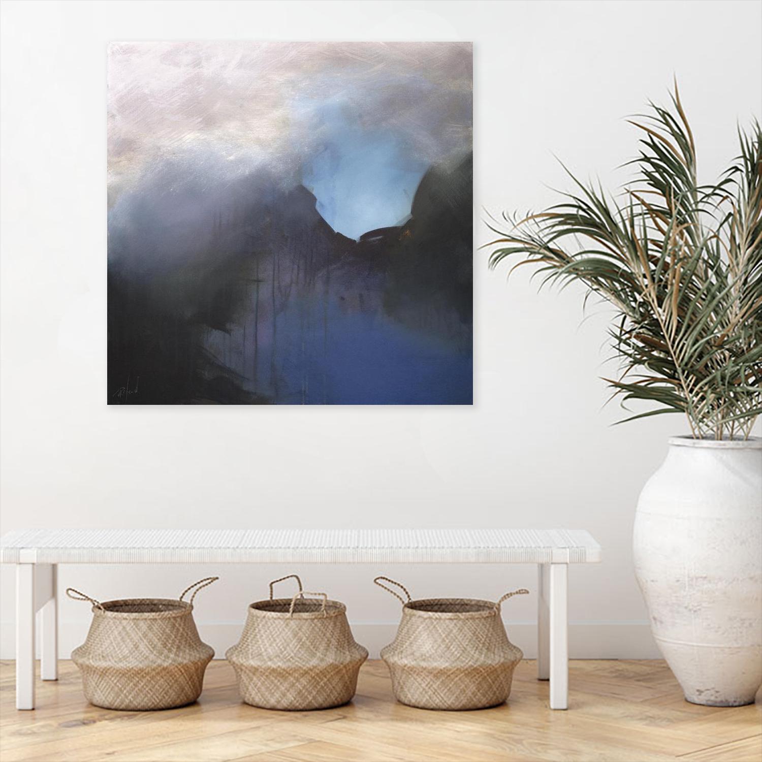 Passage by Roland Benoît on GIANT ART - blue abstract