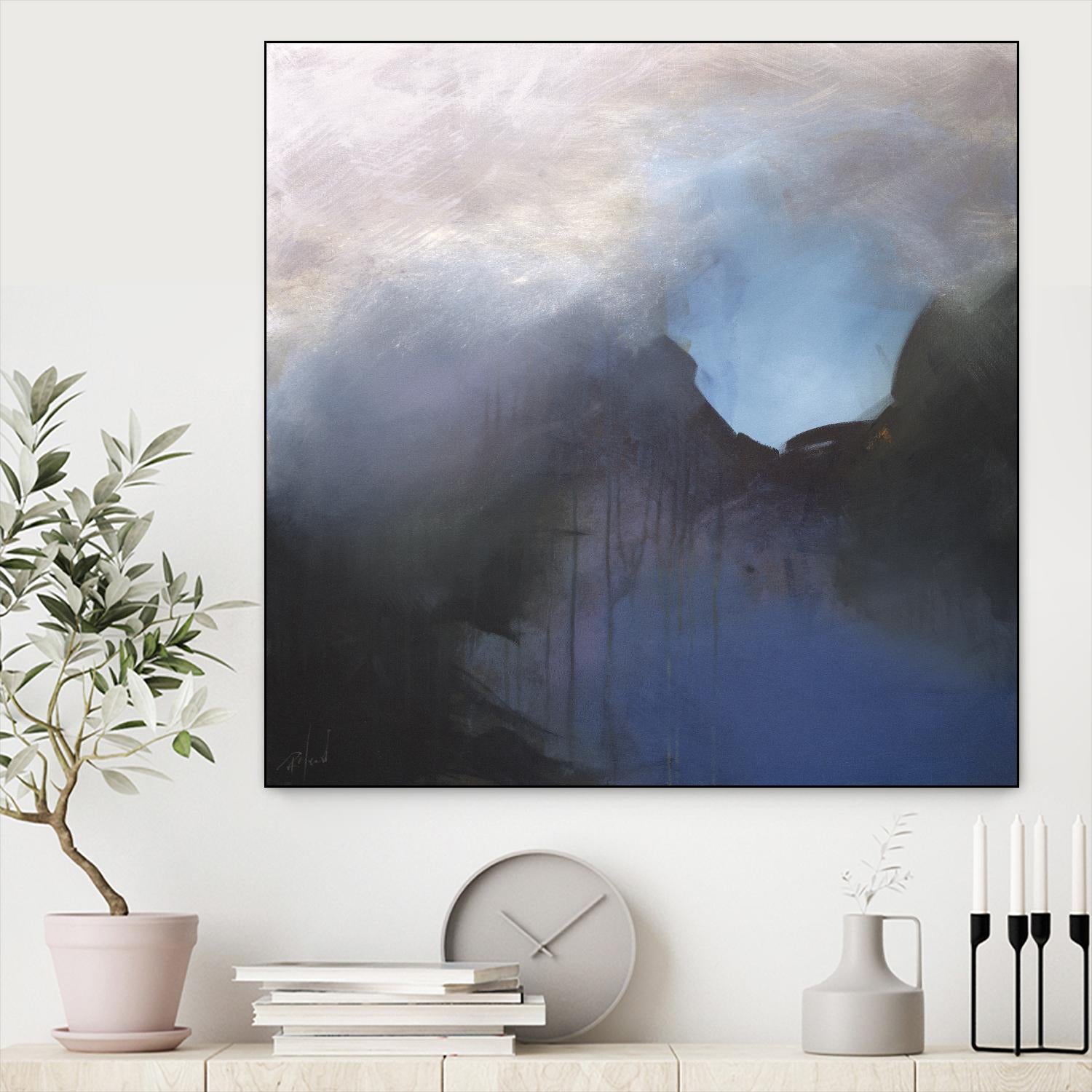 Passage by Roland Benoît on GIANT ART - blue abstract