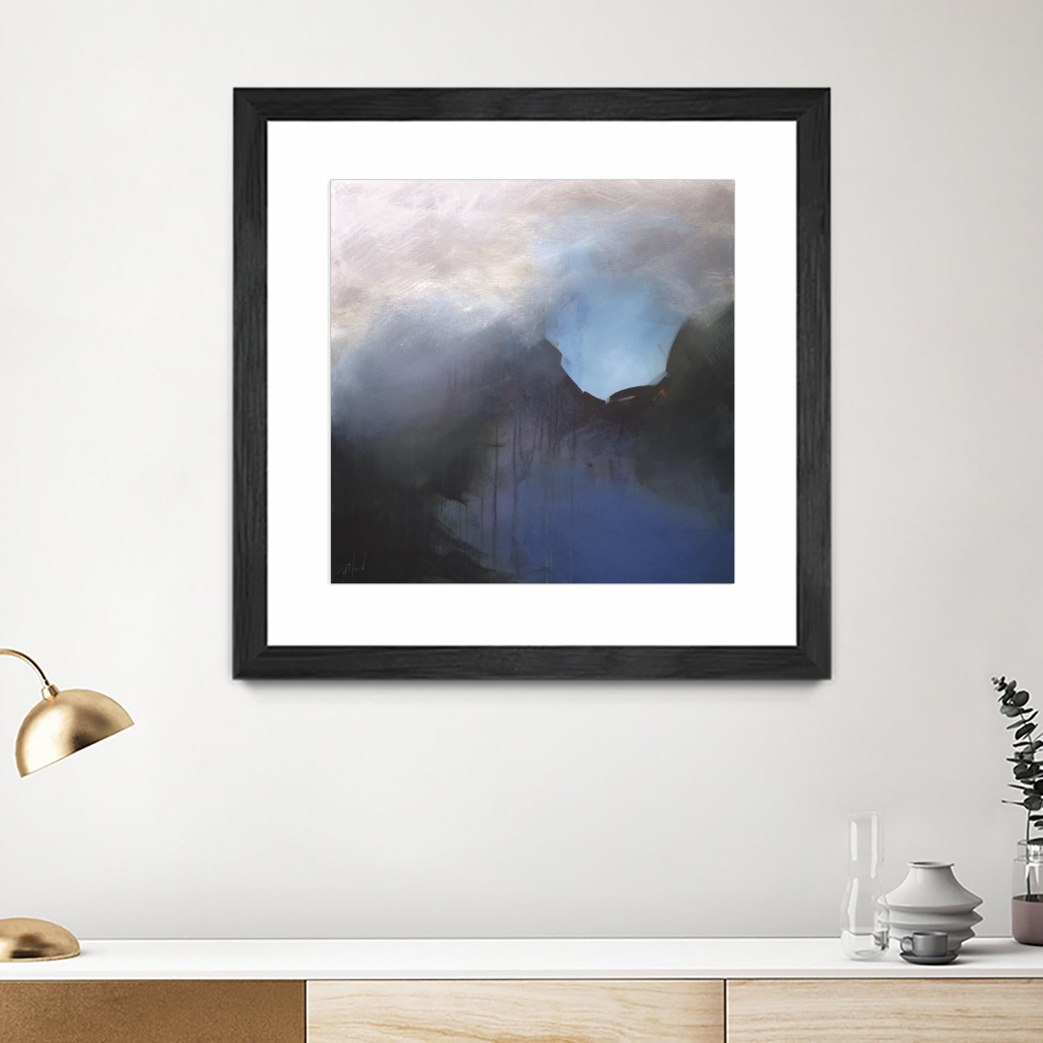 Passage by Roland Benoît on GIANT ART - blue abstract