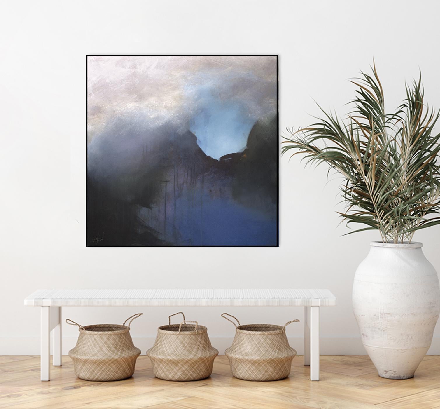 Passage by Roland Benoît on GIANT ART - blue abstract