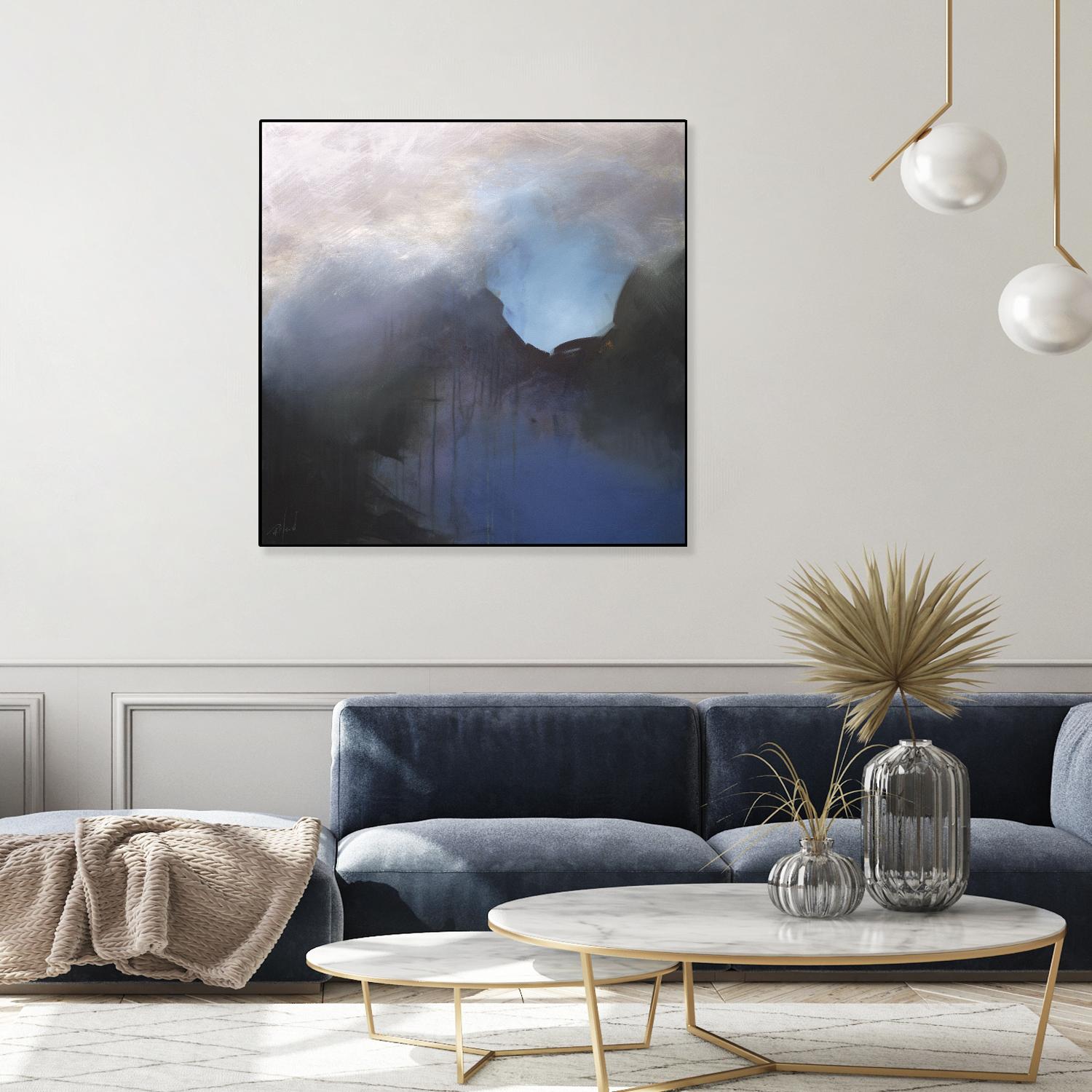 Passage by Roland Benoît on GIANT ART - blue abstract