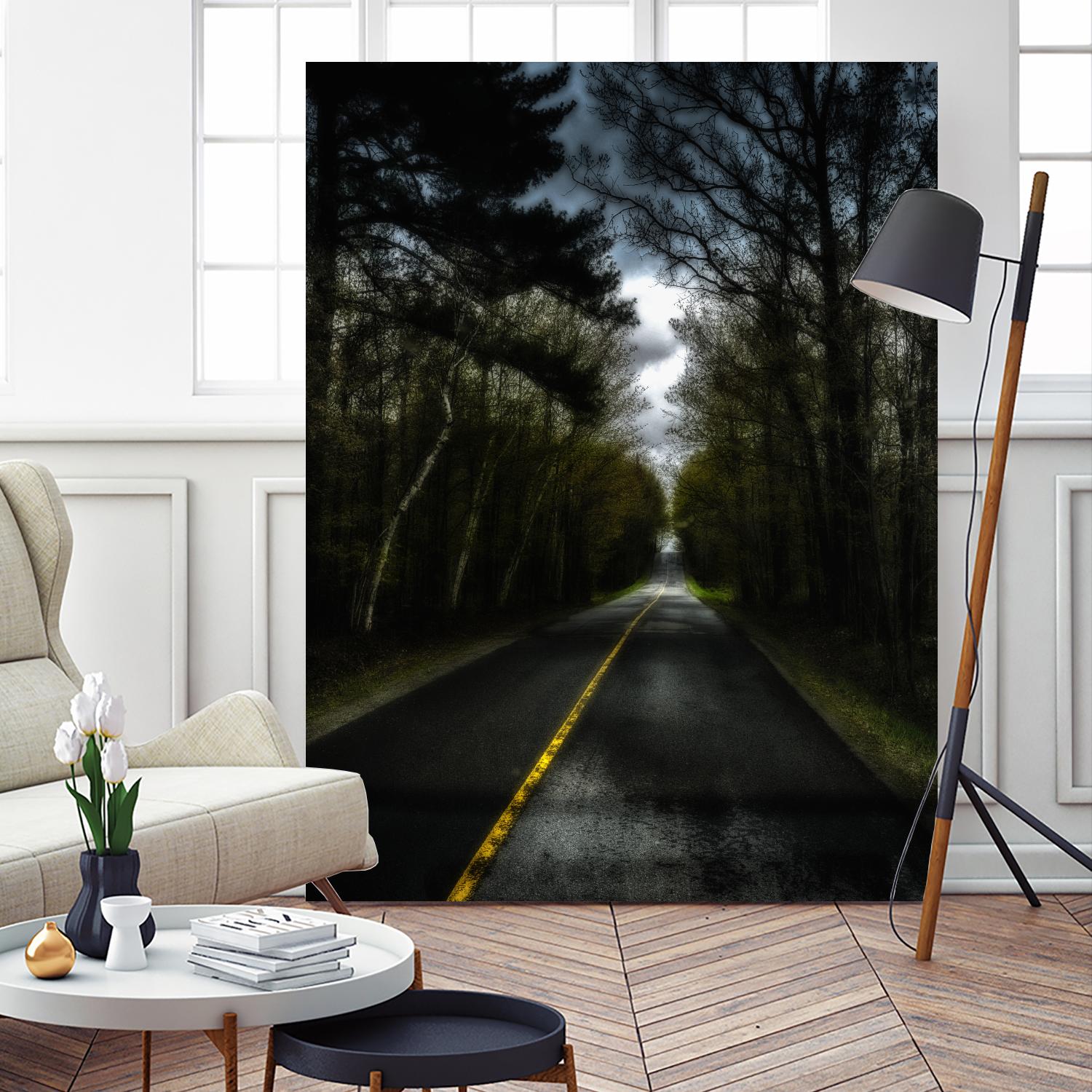 The Runway by Robert Séguin on GIANT ART - black landscape