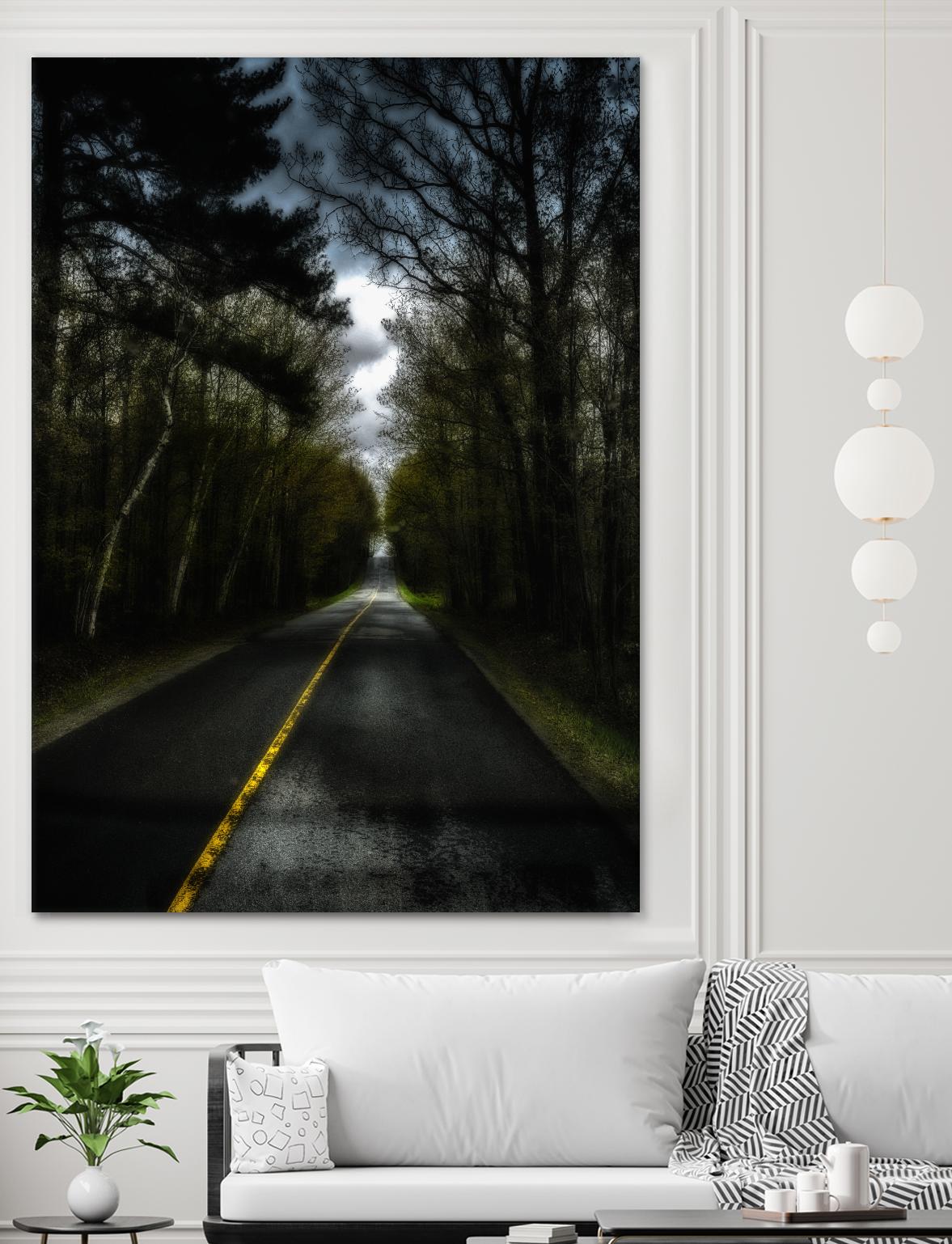 The Runway by Robert Séguin on GIANT ART - black landscape