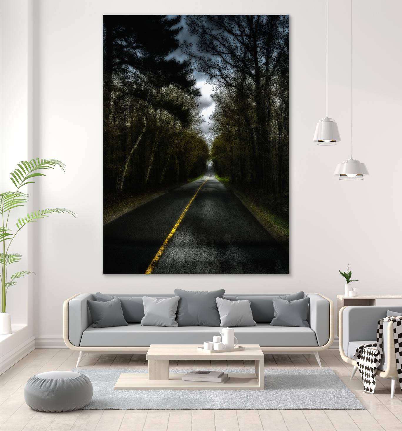 The Runway by Robert Séguin on GIANT ART - black landscape