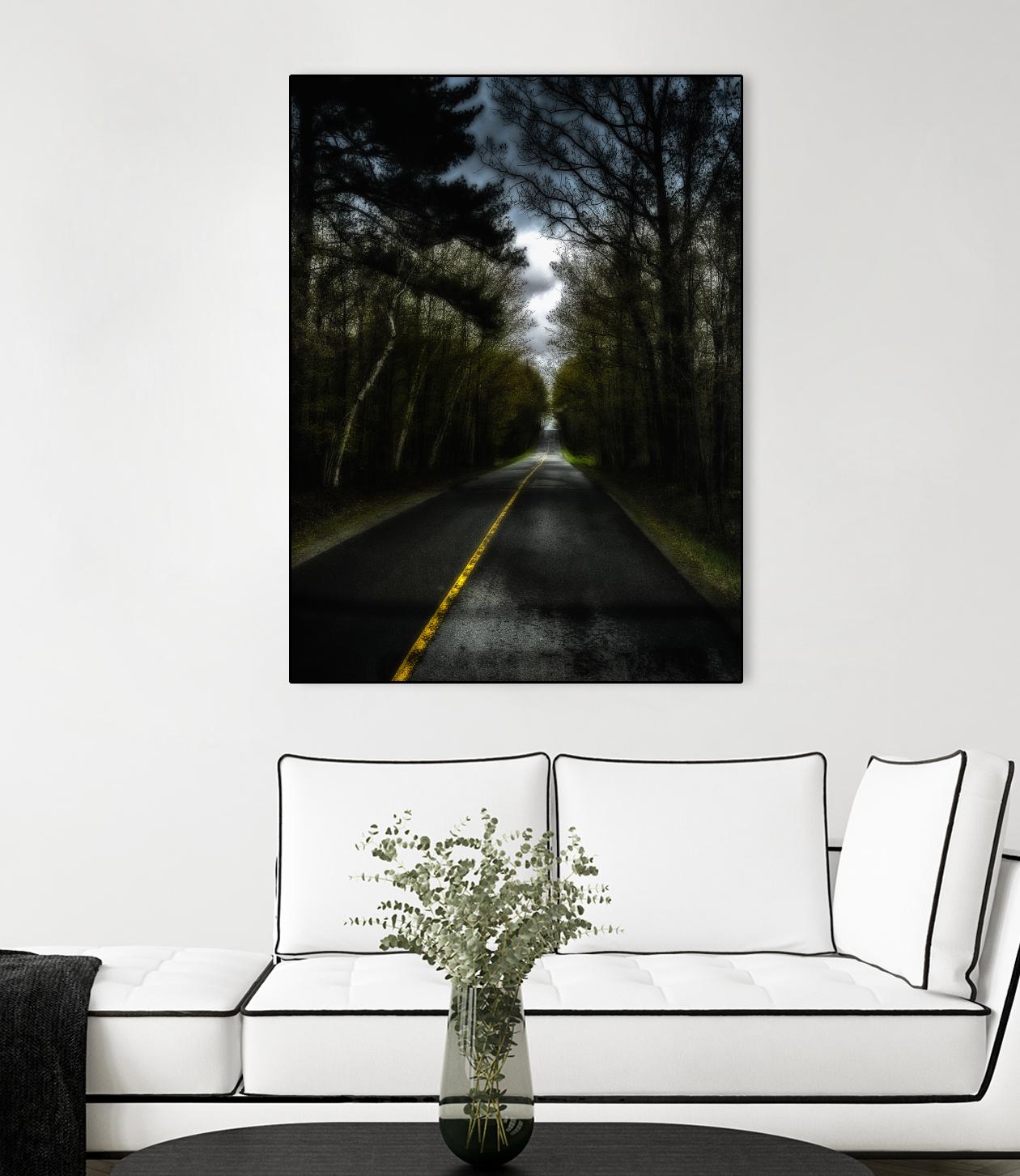 The Runway by Robert Séguin on GIANT ART - black landscape