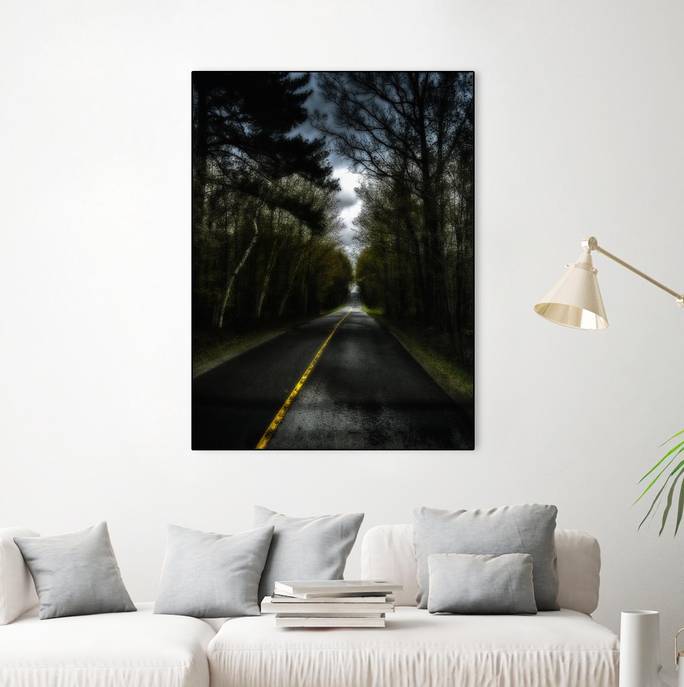 The Runway by Robert Séguin on GIANT ART - black landscape