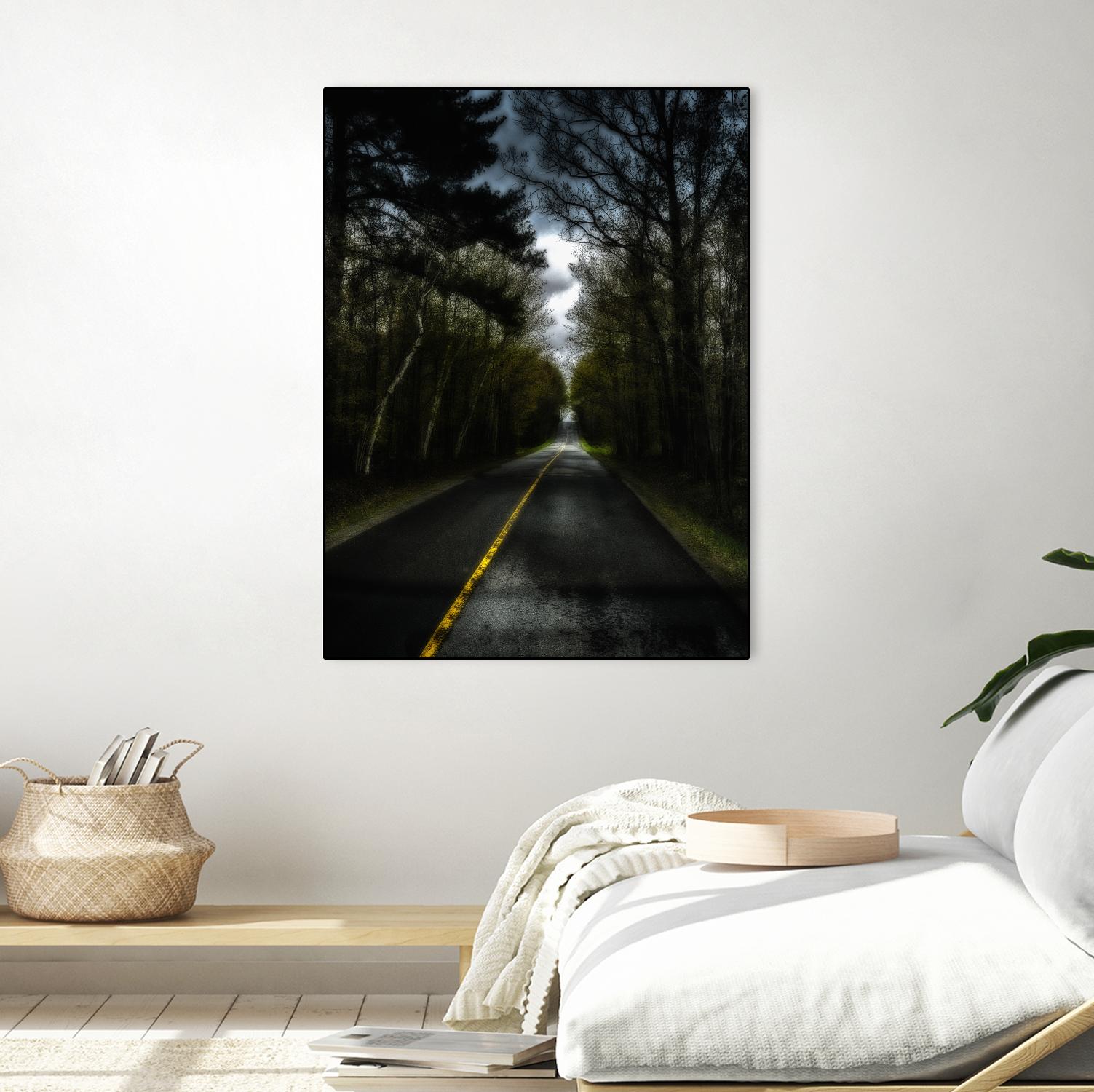 The Runway by Robert Séguin on GIANT ART - black landscape