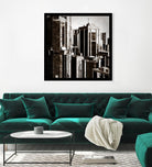 Megapolis 3 by Jefd on GIANT ART - black digital buildings