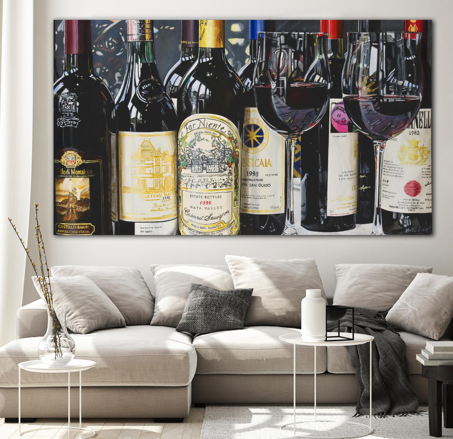 Soltanto nei suoi sogni by Marc Brochier on GIANT ART - blue figurative cellier