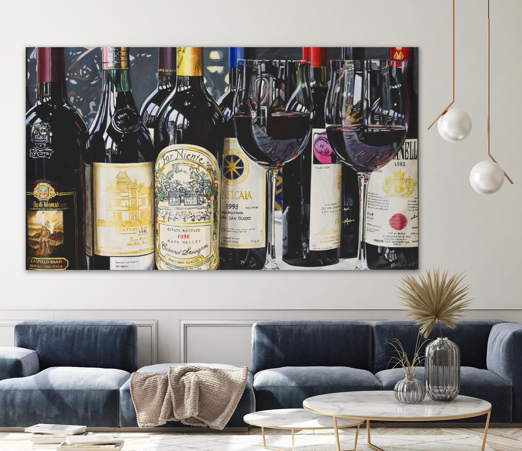 Soltanto nei suoi sogni by Marc Brochier on GIANT ART - blue figurative cellier